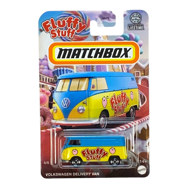 Matchbox Volkswagen Delivery Van - Fluffy Stuff - Candy Series 4/6 - Hover Image