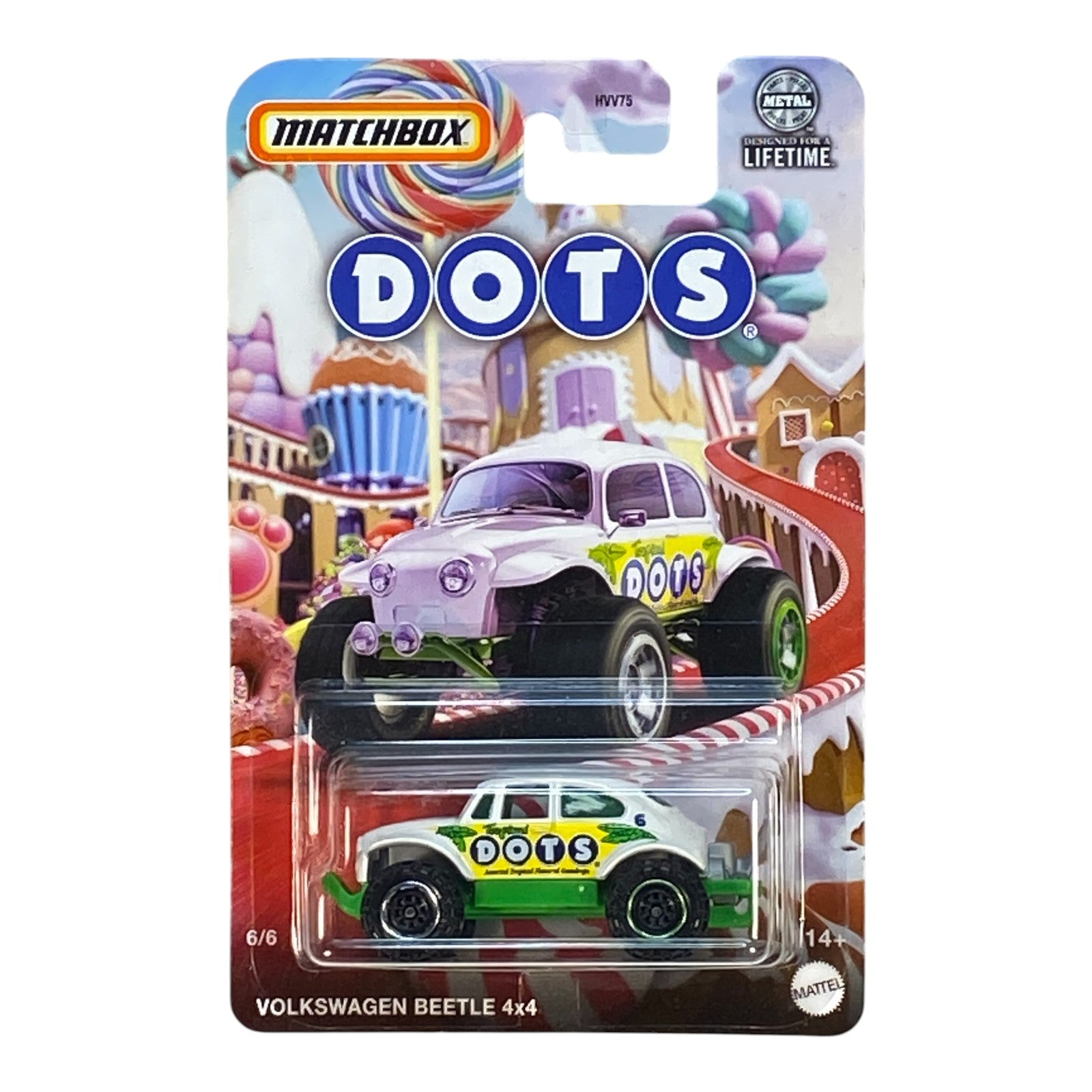 Matchbox Volkswagen Beetle 4x4 "Dots" - Matchbox Candy Series 6/6 Main image