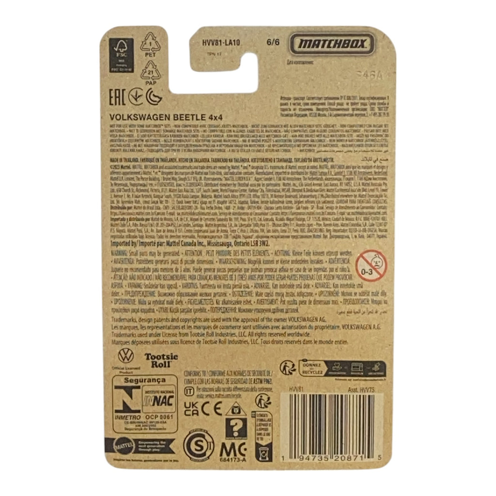 Matchbox Volkswagen Beetle 4x4 - Dots - Matchbox Candy Series 6/6 -