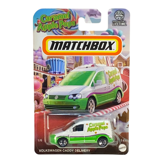 Matchbox Volkswagen Caddy Delivery - Caramel Apple Pops - Matchbox Candy Series 1/6 - Hover Image