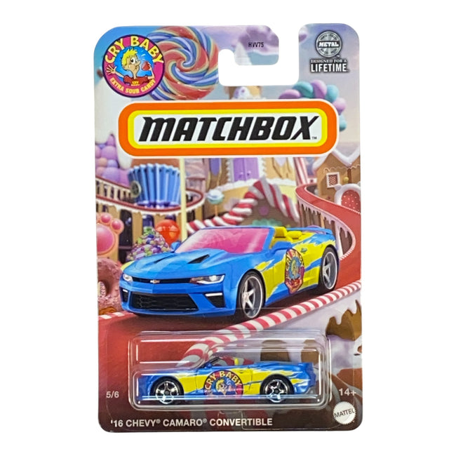 Matchbox '16 Chevy Camaro Convertible - Cry Baby - Matchbox Candy Series 5/6 - Hover Image