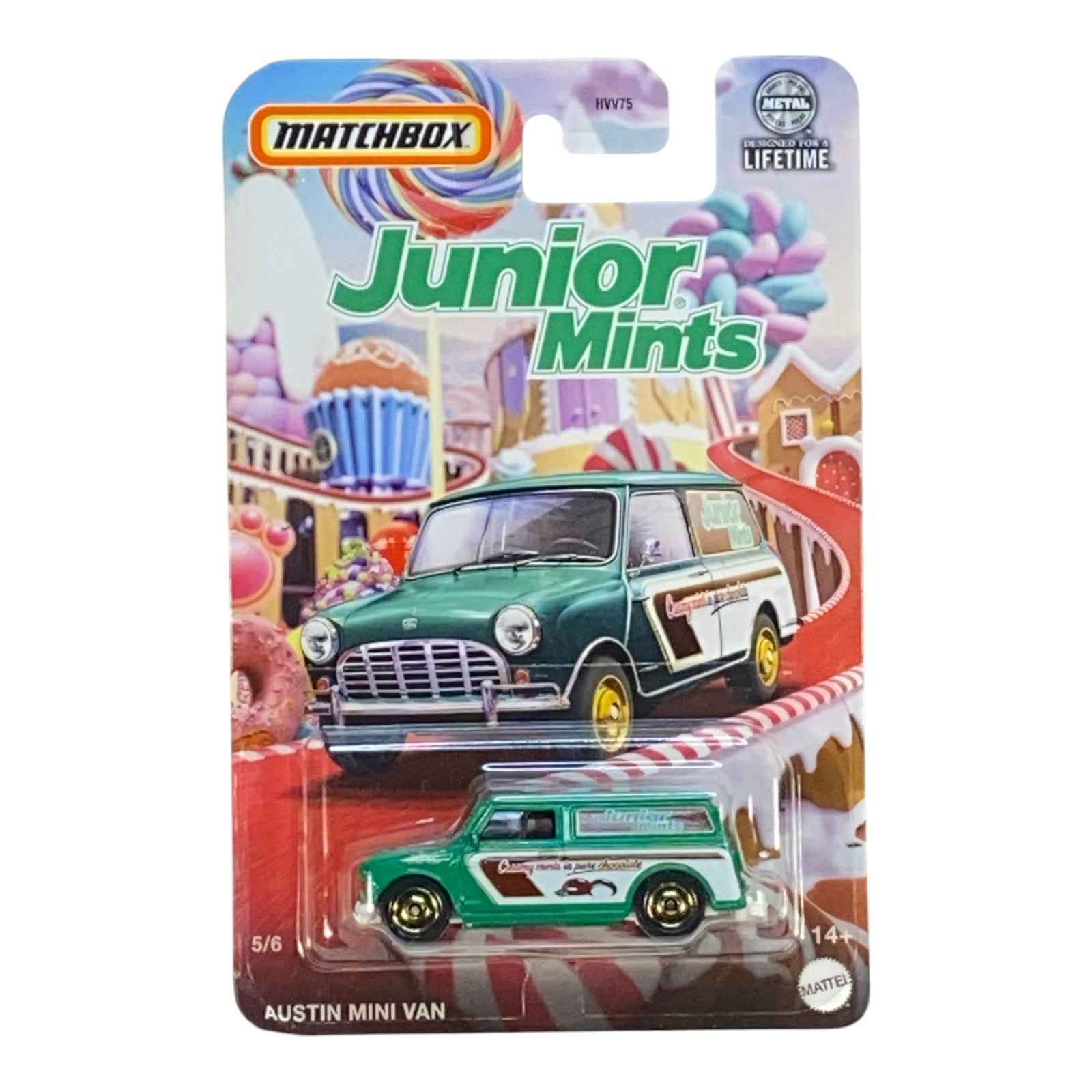 Matchbox Austin Mini Van - Sweet Rides Series 5/6 Junior Mints Main image