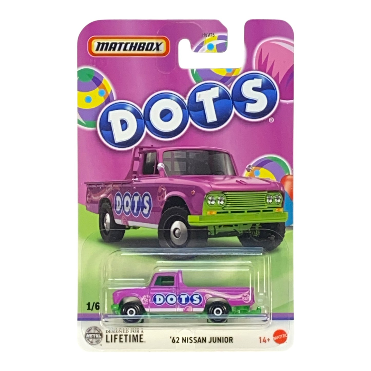 Matchbox '62 Nissan Junior - Dots - Matchbox Candy Series 1/6