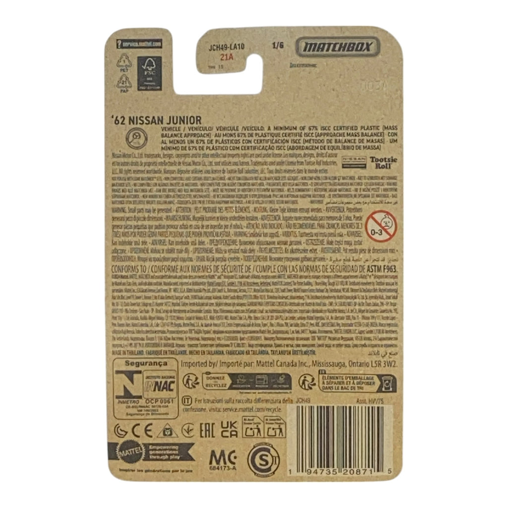 Matchbox '62 Nissan Junior - Dots - Matchbox Candy Series 1/6 -