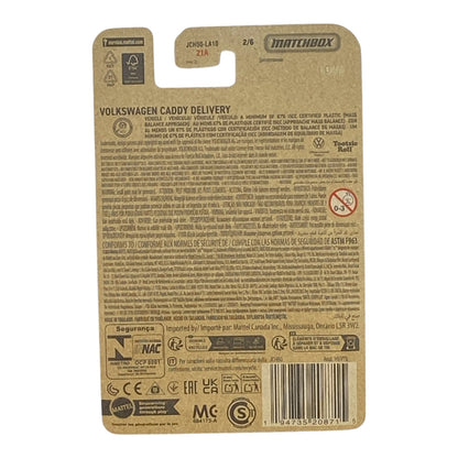 Matchbox Volkswagen Caddy Delivery - Tootsie Roll Pop - Matchbox Candy Series 2/6