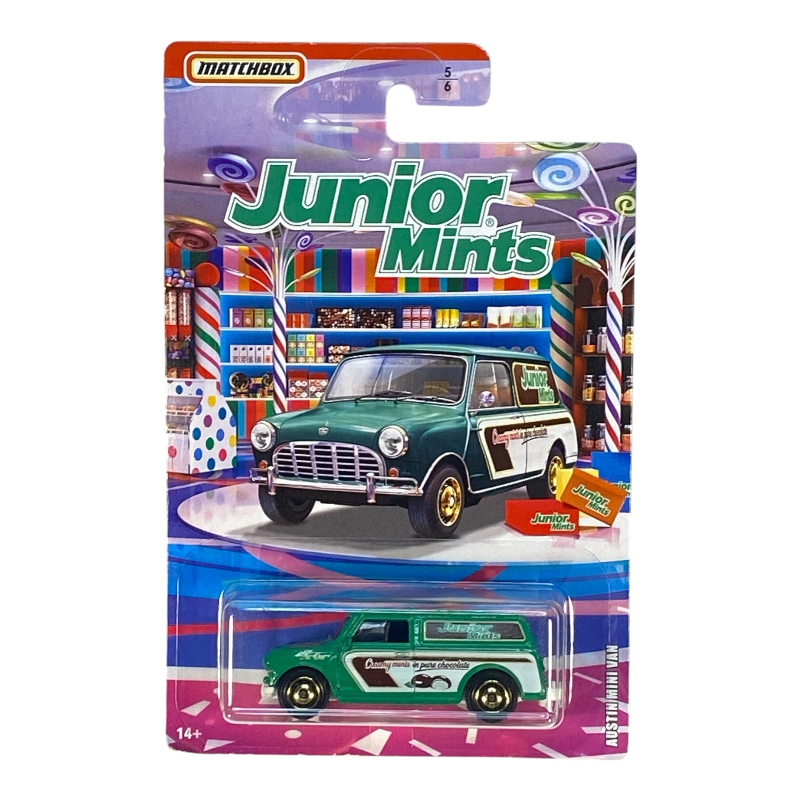 Matchbox Austin Mini Van - Junior Mints - Matchbox Candy Series 5/6 -