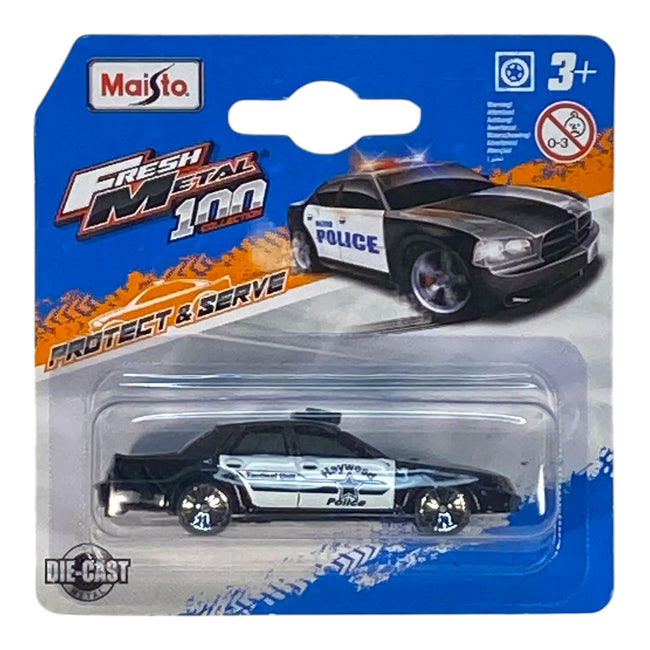 Maisto Police Car - Fresh Metal 100 Series - Hover Image