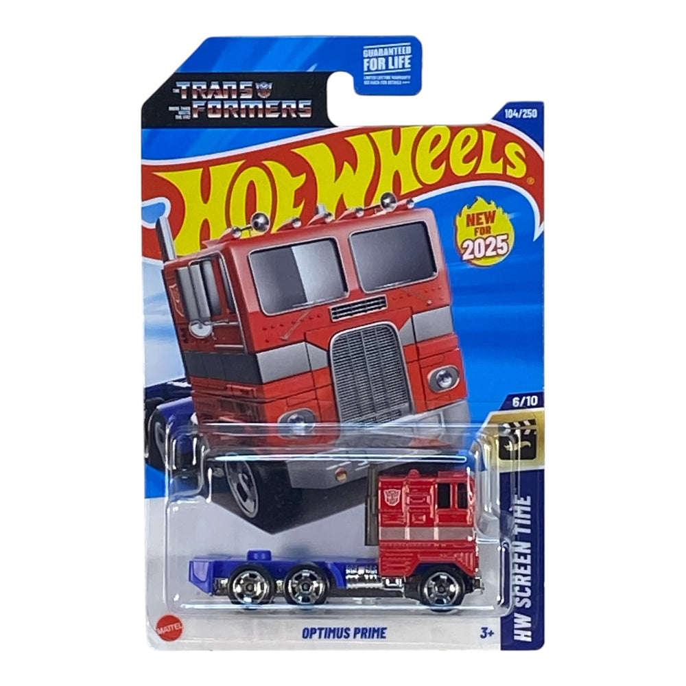 Hot Wheels Optimus Prime - HW Screen Time Series 6/10 - Collectors World Toys