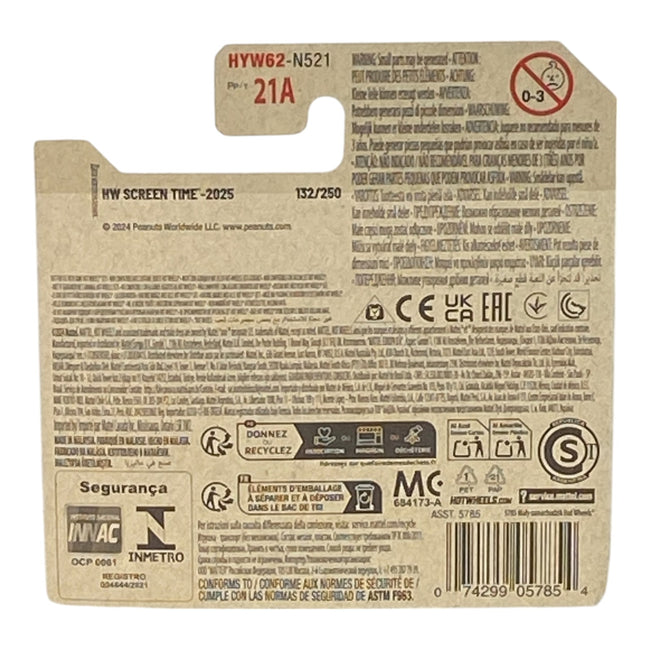 Hot Wheels Snoopy - HW Screen Time Series 7/10 Short Card Main Image