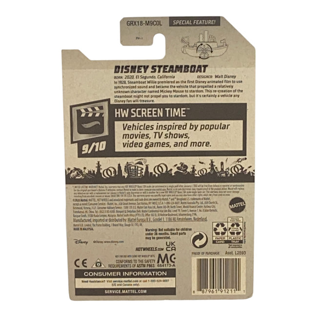 Hot Wheels Disney Steamboat - HW Screen Time Series 9/10 Main Image