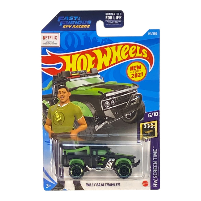 Hot Wheels (Green) Rally Baja Crawler - Screen Time Series 6/10 - Fast & Furious Spy Racers - Hover Image