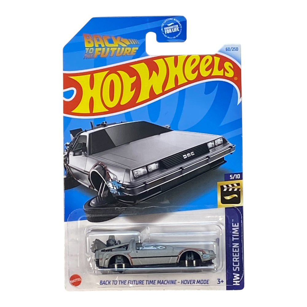 Hot Wheels Back To The Future Time Machine - Hover Mode - HW Screen Time Series 5/10 - Collectors World Toys