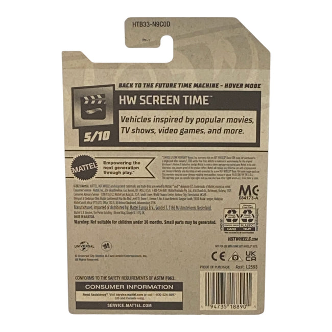 Hot Wheels Back To The Future Time Machine - Hover Mode - HW Screen Time Series 5/10 Main Image