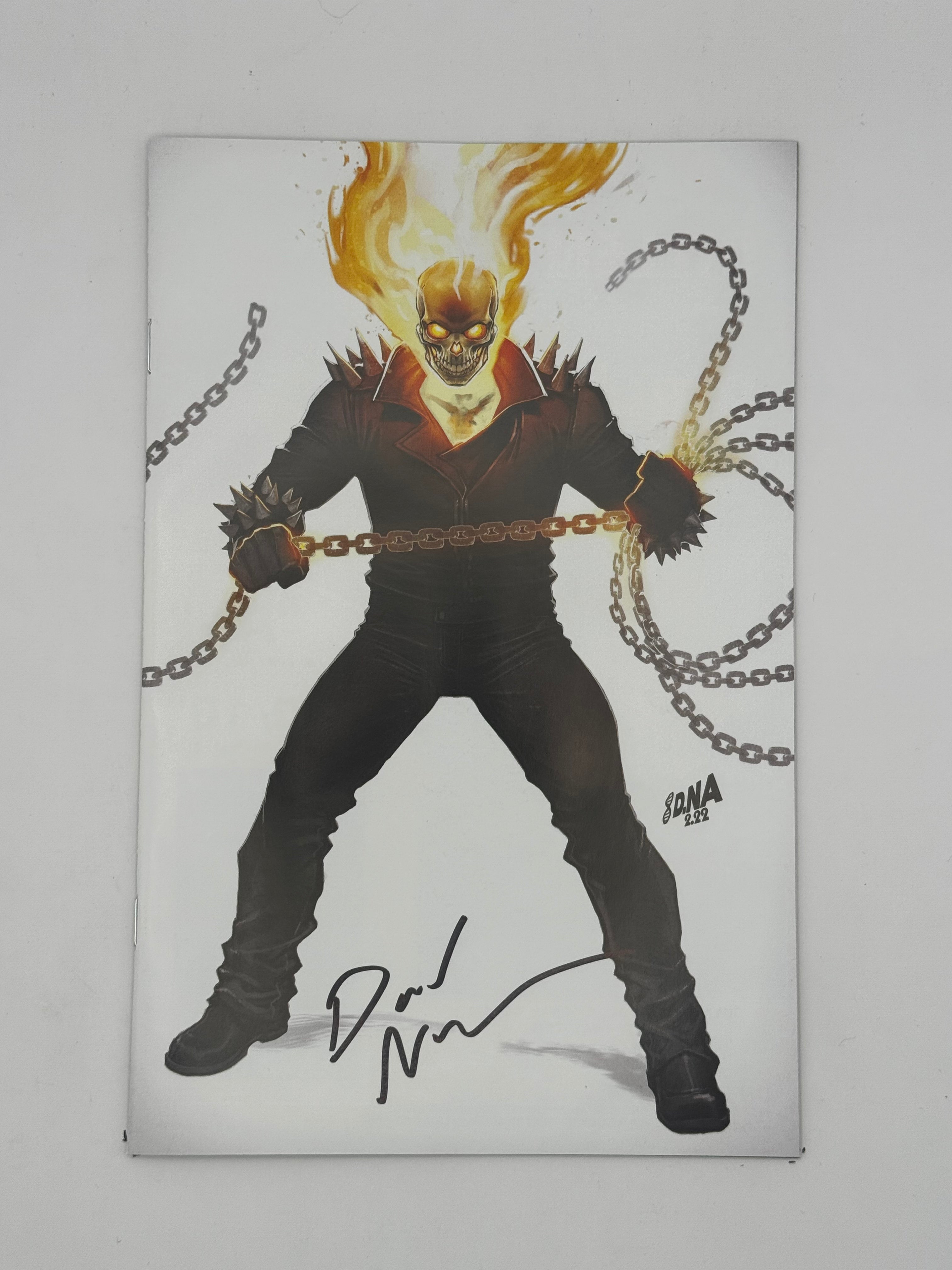 [SIGNED by David Nakayama] GHOST RIDER 2 UNKNOWN COMICS DAVID NAKAYAMA WHATNOT EXCLUSIVE VIRGIN VAR (11/30/2022) Main image