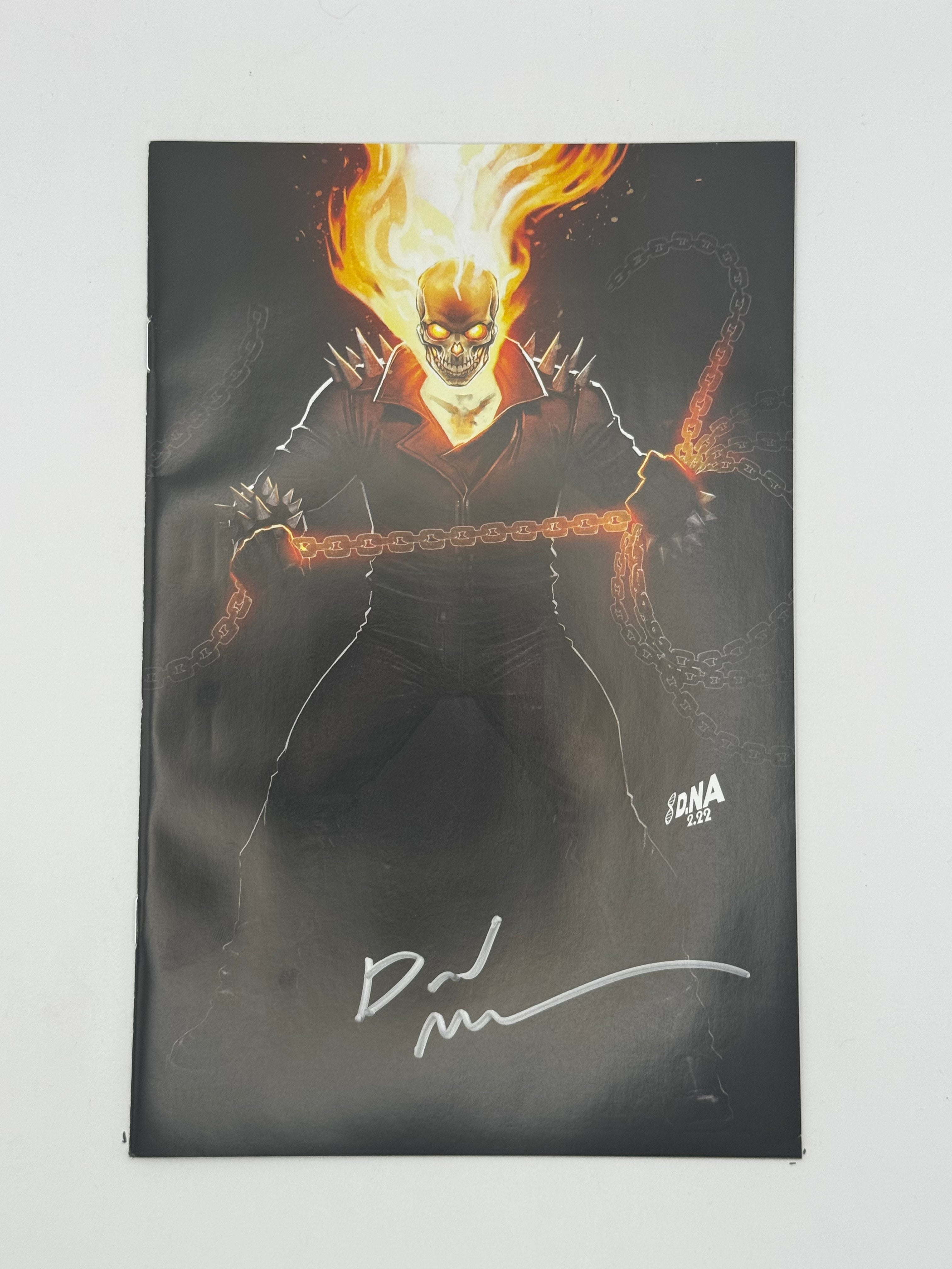 [SIGNED by David Nakayama] GHOST RIDER 2 UNKNOWN COMICS DAVID NAKAYAMA EXCLUSIVE VIRGIN VAR (11/30/2022) Main image
