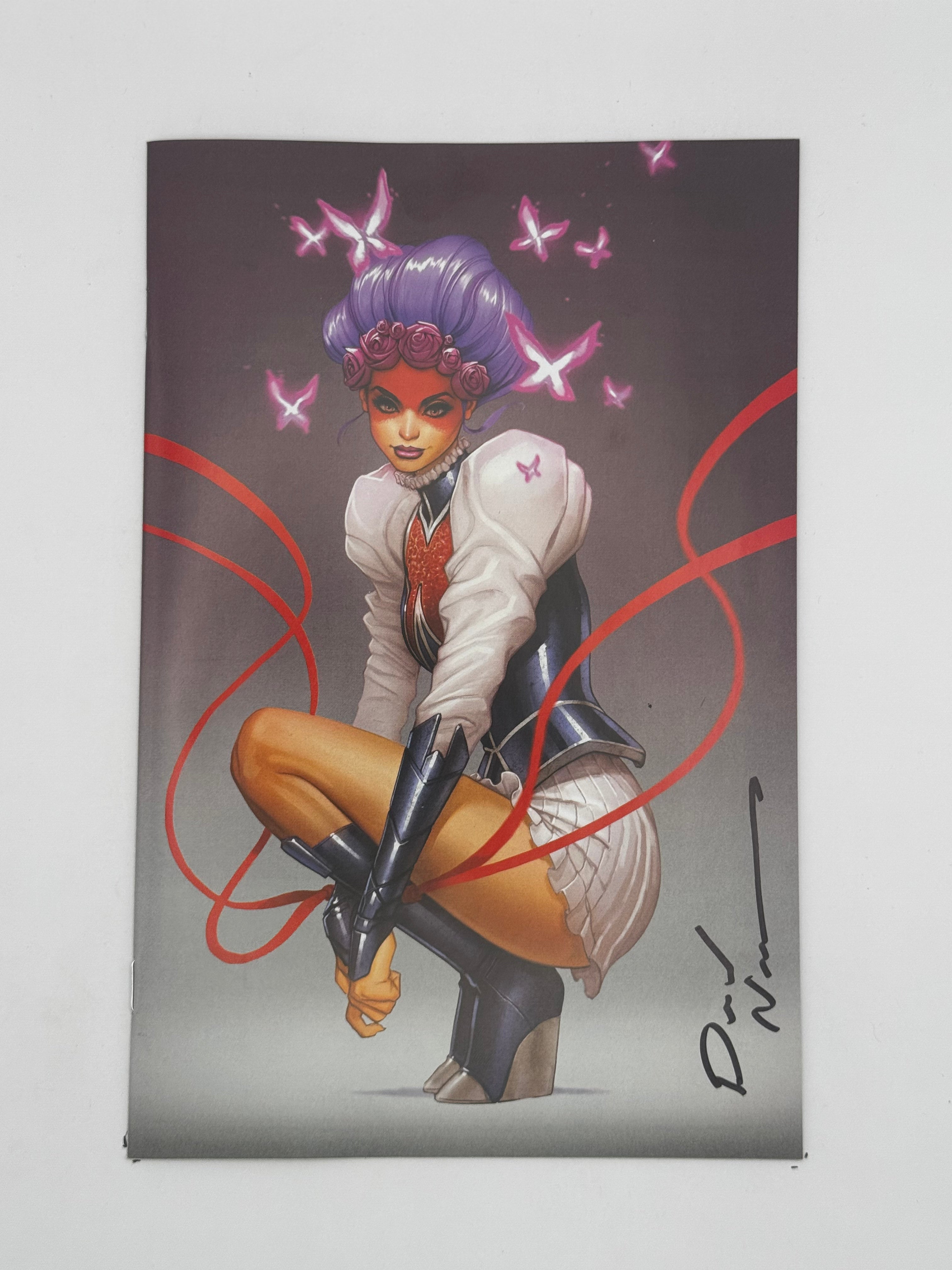 [SIGNED by David Nakayama] EXCALIBUR #21 UNKNOWN COMICS DAVID NAKAYAMA EXCLUSIVE VIRGIN VAR GALA (11/30/2022) - Collectors World Toys Main image