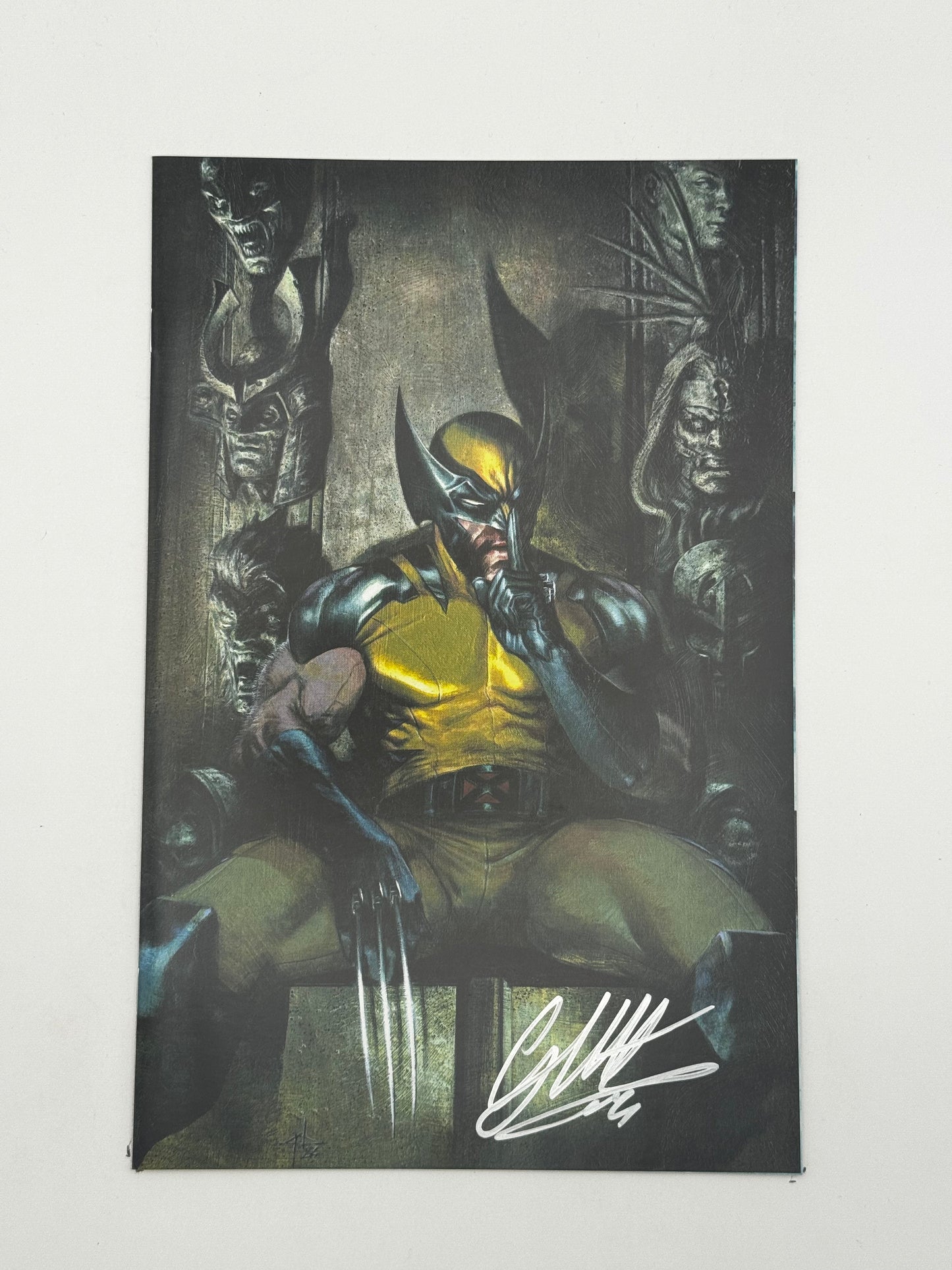 [Signed By Gabriele Dell'Otto] Wolverine #1 Virgin Unknown Comics Dell’Otto Exclusive Var [INST] - Collectors World Toys