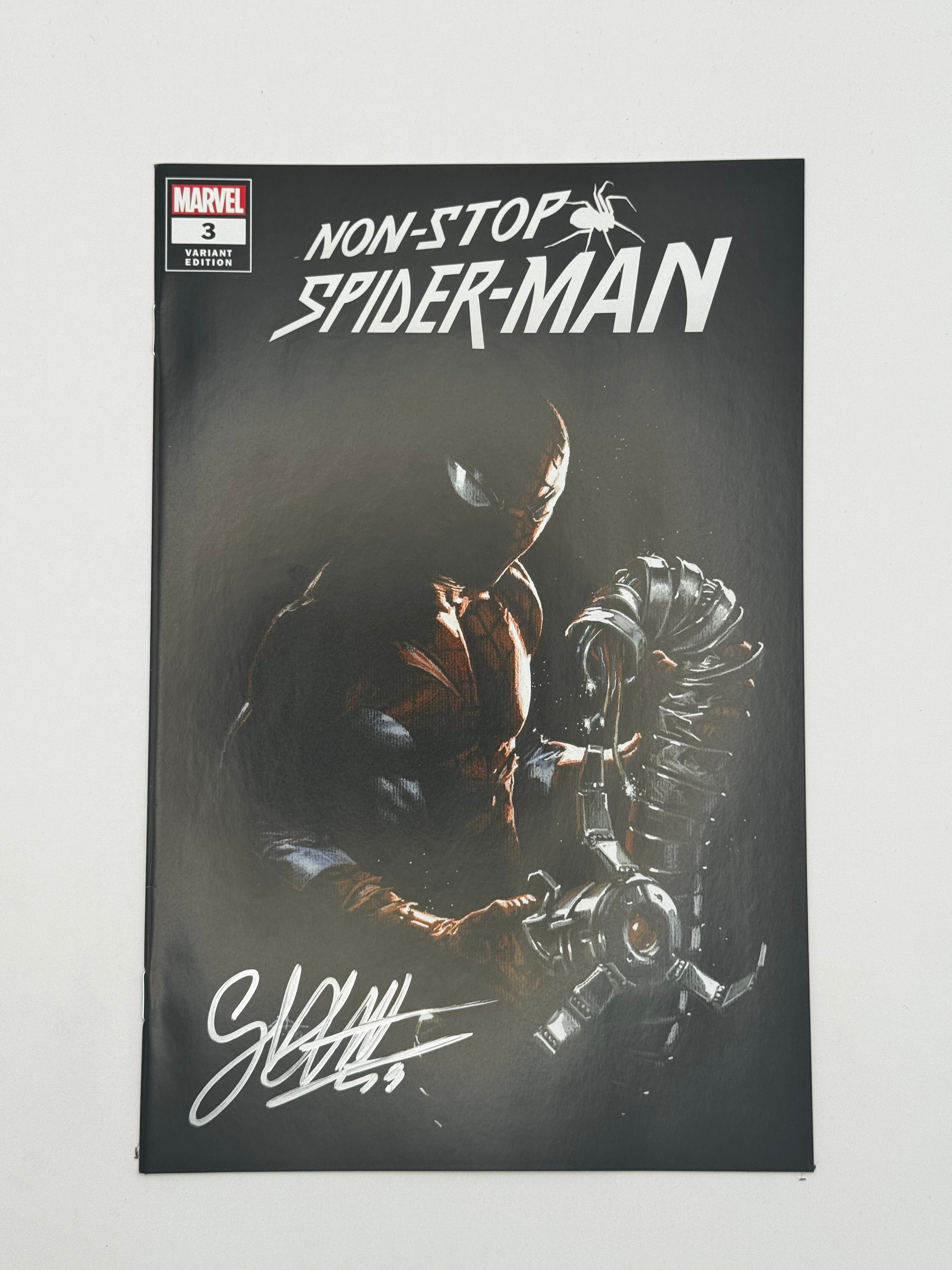 [Signed by Gabriele Dell'Otto] Non-Stop Spider-Man #3 Unknown Comics Gabriele Dell_Otto Exclusive Var [INST] - Collectors World Toys Main image