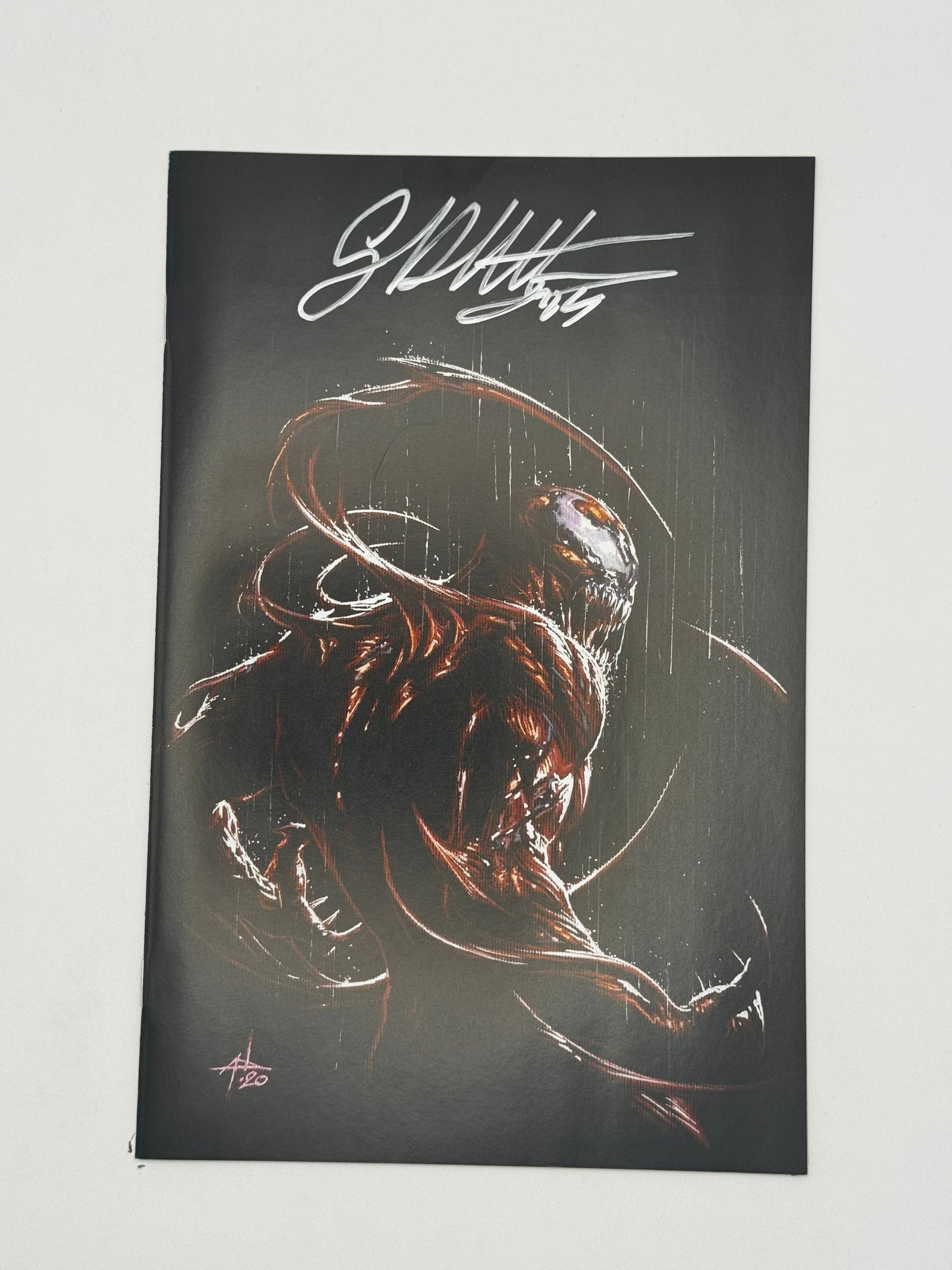 [Signed by Gabriele Dell'Otto] Venom #31 Unknown Comics Gabriele Dell_Otto Exclusive Carnage Var Kib [INST] - Collectors World Toys