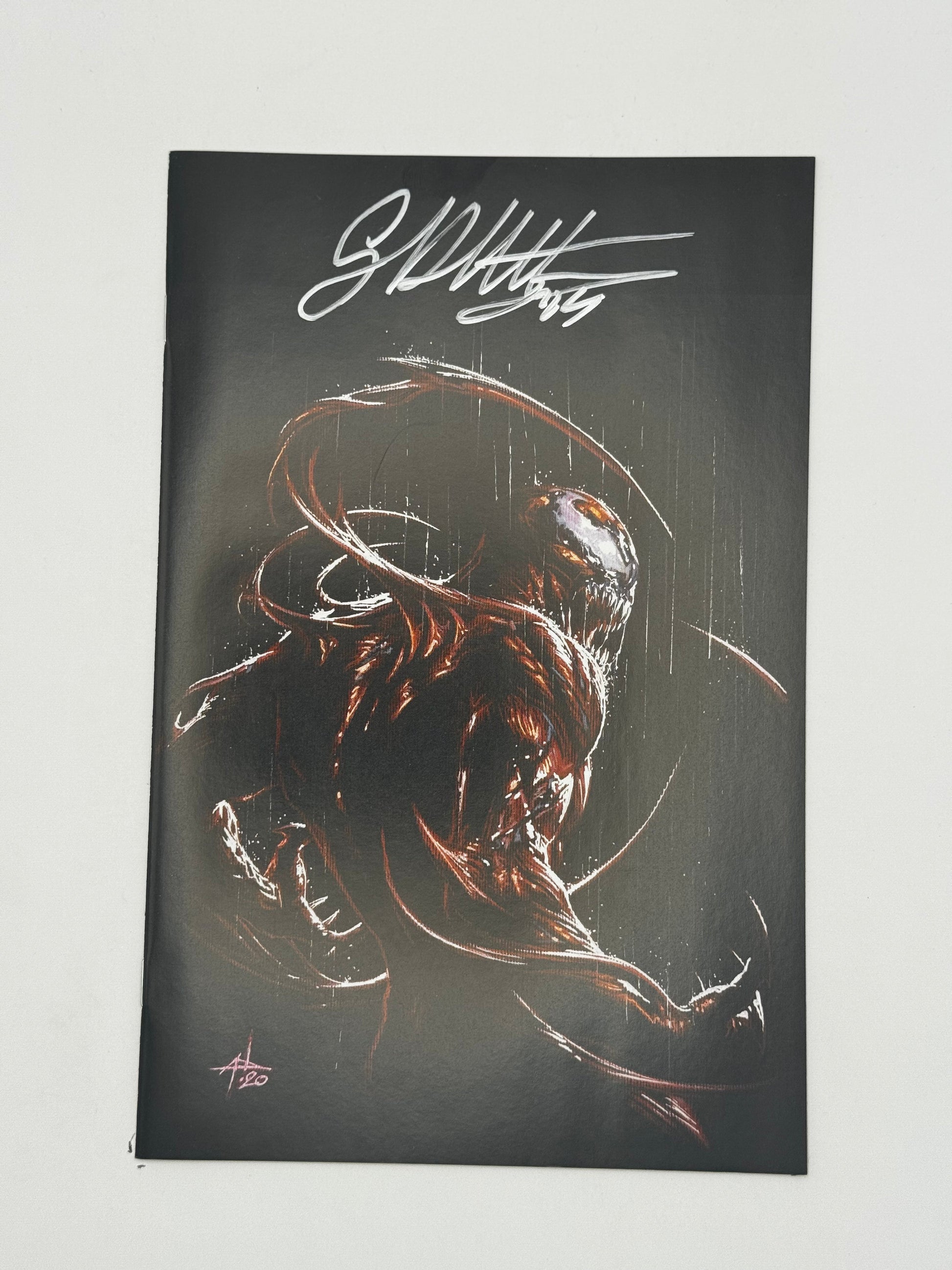 [Signed by Gabriele Dell'Otto] Venom #31 Unknown Comics Gabriele Dell_Otto Exclusive Carnage Var Kib [INST] - Collectors World Toys