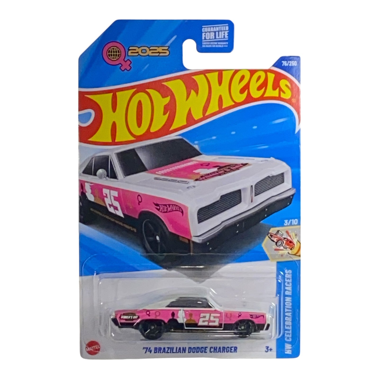 Hot Wheels '74 Brazilian Dodge Charger - International Woman's Day - Celebration Racers Series 3/10 -