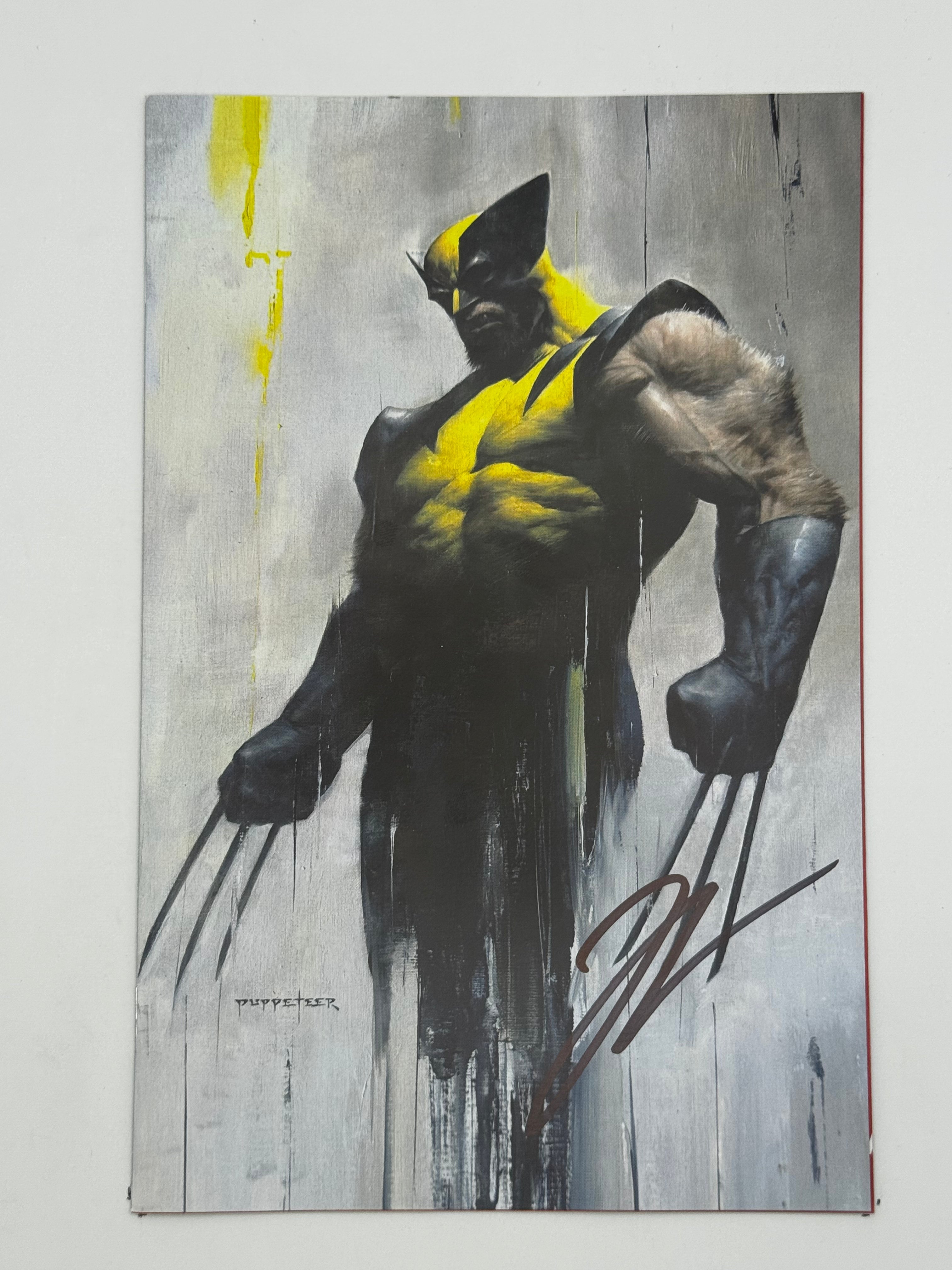 [Signed by Hickman] Wolverine: Revenge - Red Band #1 Virgin Unknown Comics Lee Exclusive Var Explicit Content [INST] - Collectors World Toys Main image