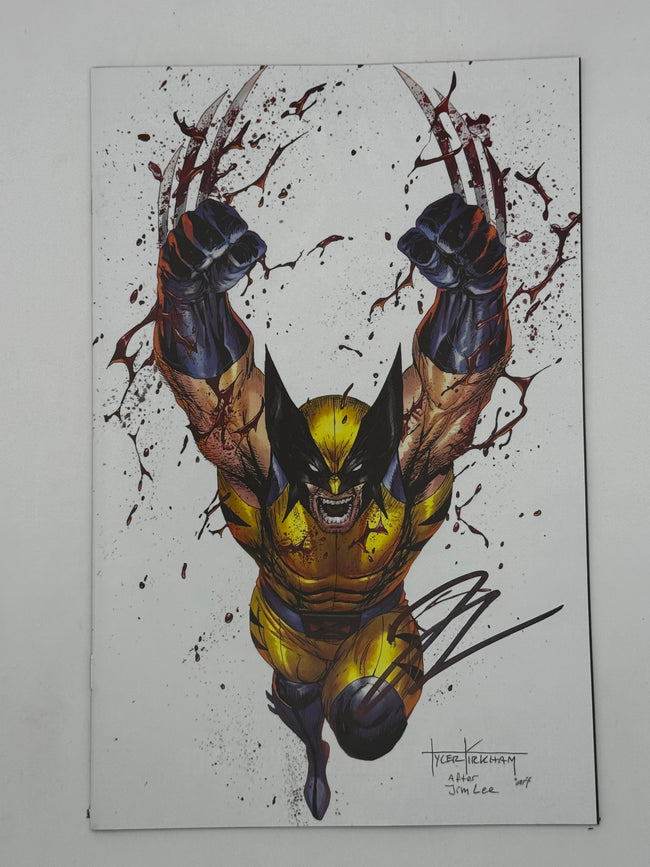 [Signed by Hickman] Wolverine: Revenge - Red Band #2 Virgin CON Unknown Comics Kirkham Exclusive Var Explicit Content [INST] - Collectors World Toys Hover Image