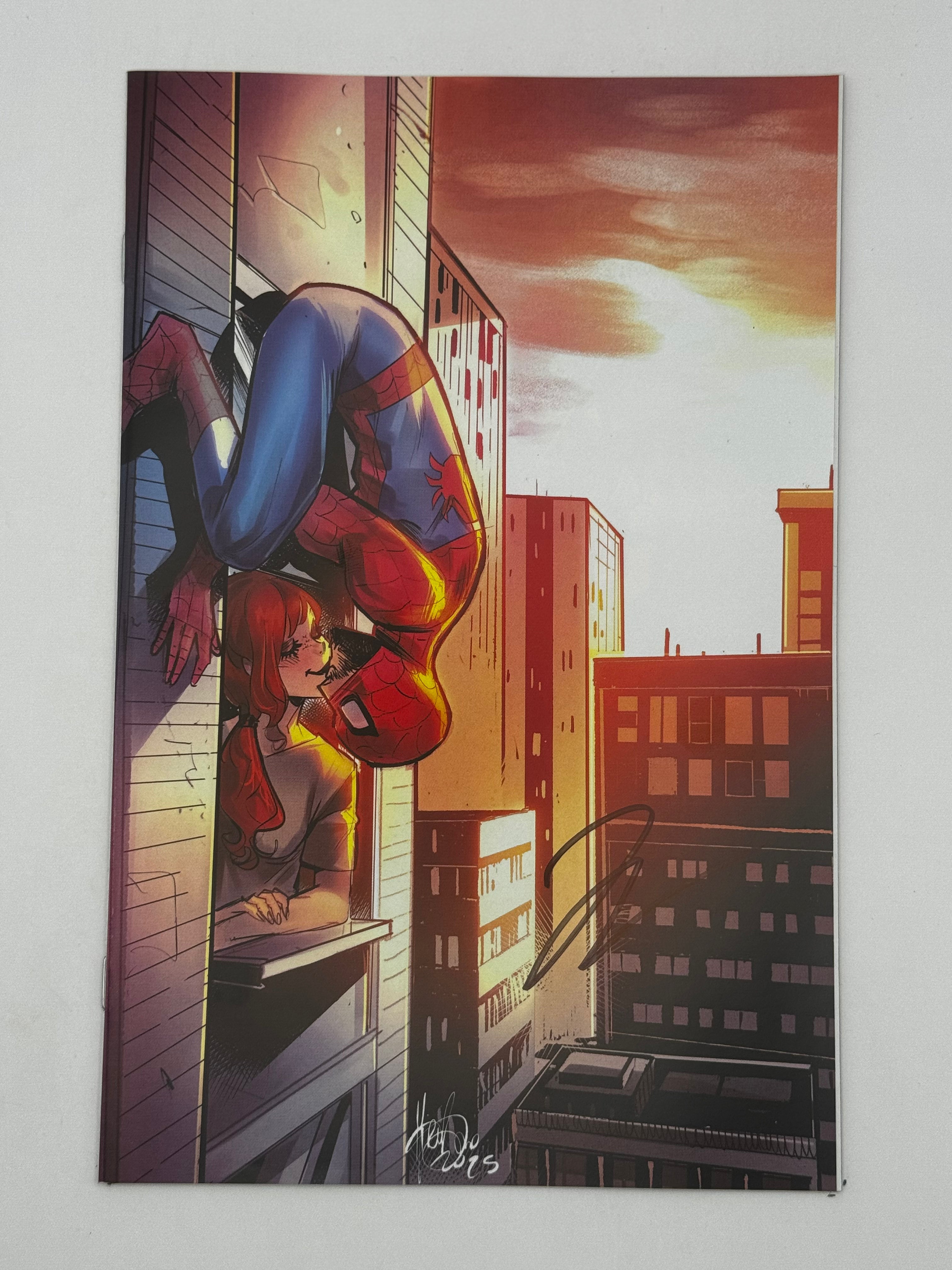 [Signed by Hickman] Ultimate Spider-Man #14 Virgin Unknown Comics Andolfo Exclusive Var [INST] - Collectors World Toys Main image