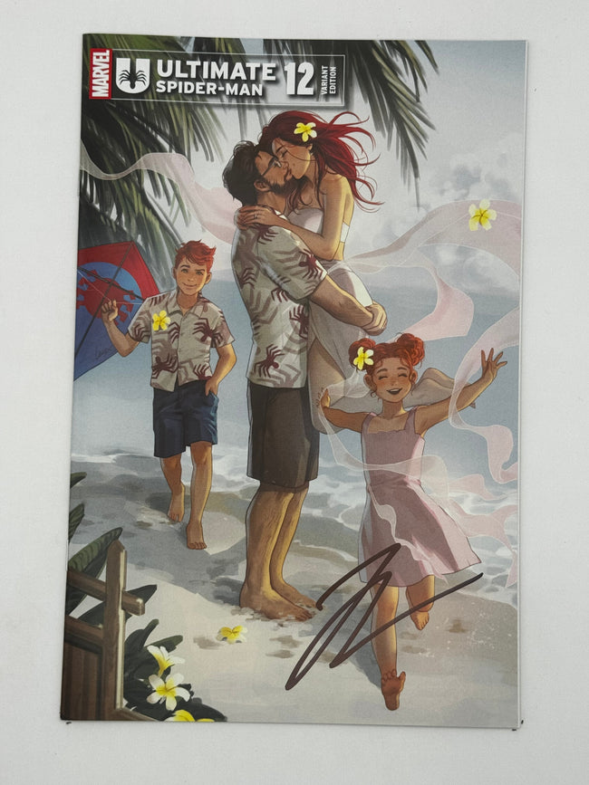 [Signed by Hickman] Ultimate Spider-Man #12 Unknown Comics Leirix Exclusive Var [INST] - Collectors World Toys Hover Image