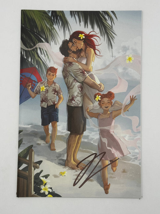 [Signed by Hickman] Ultimate Spider-Man #12 Virgin Unknown Comics Leirix Exclusive Var [INST] - Collectors World Toys