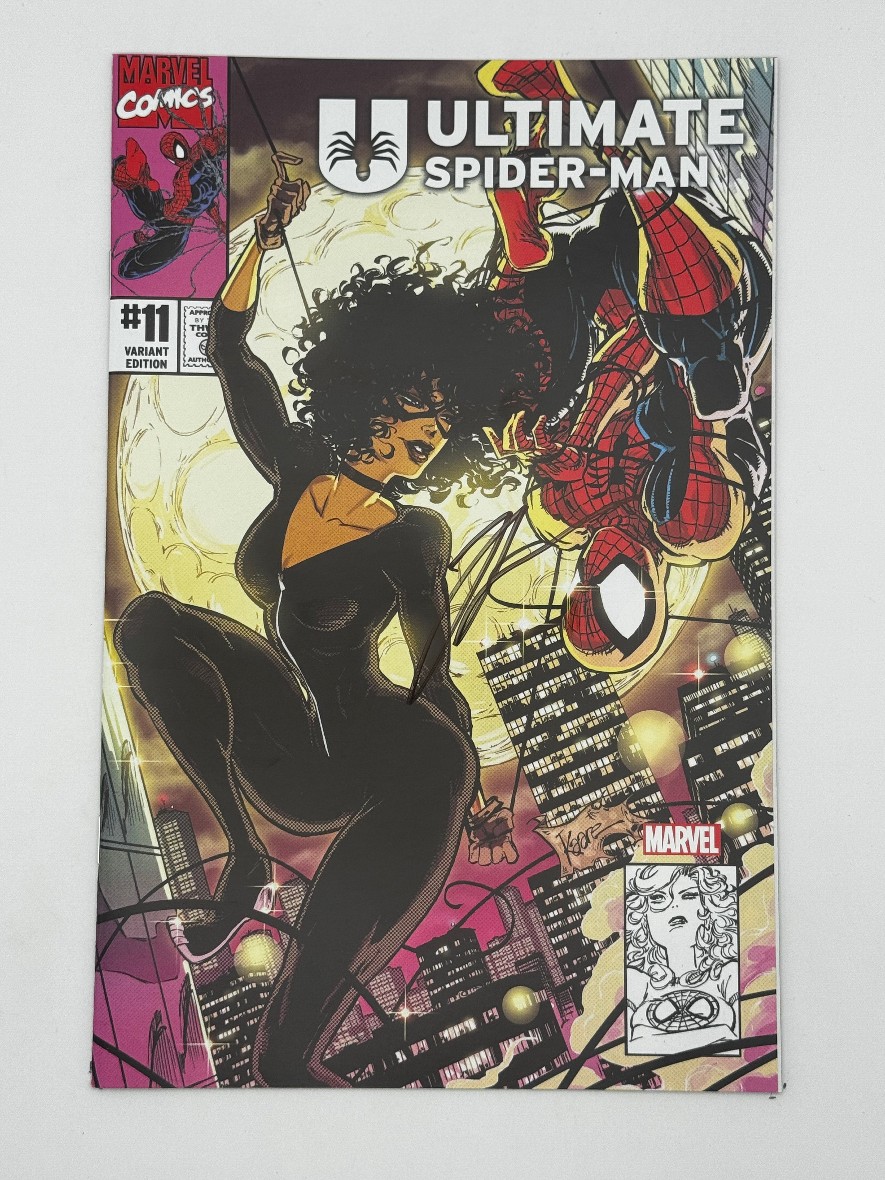 [Signed by Hickman] Ultimate Spider-Man #11 Unknown Comics Andrews Exclusive Var [INST] - Collectors World Toys Main image