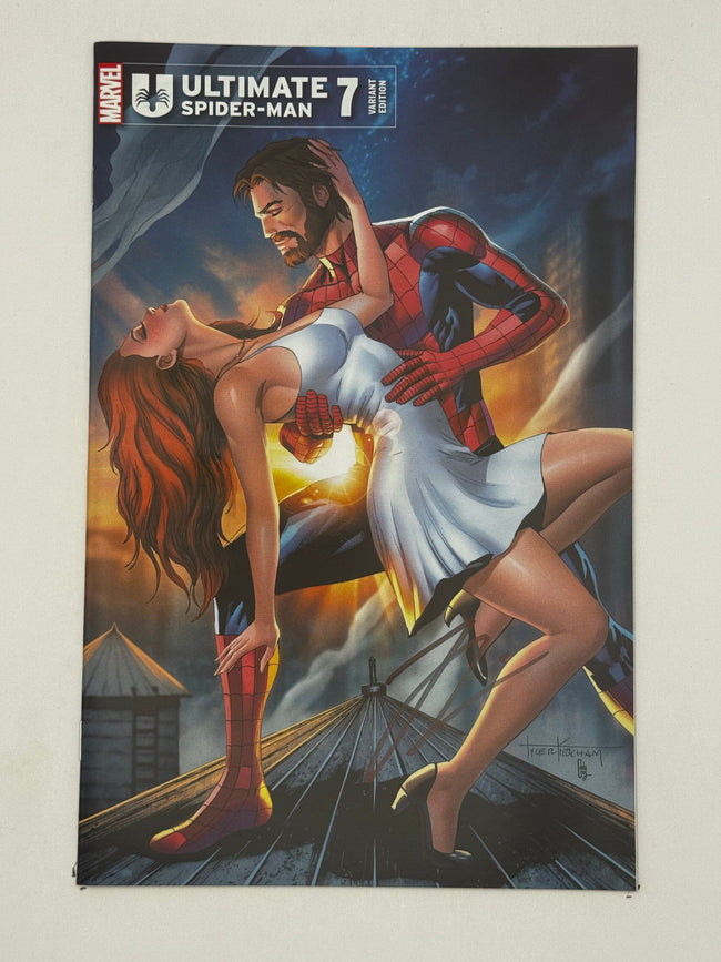 [Signed by Hickman] Ultimate Spider-Man #7 Unknown Comics Kirkham Exclusive Var [INST] Hover Image