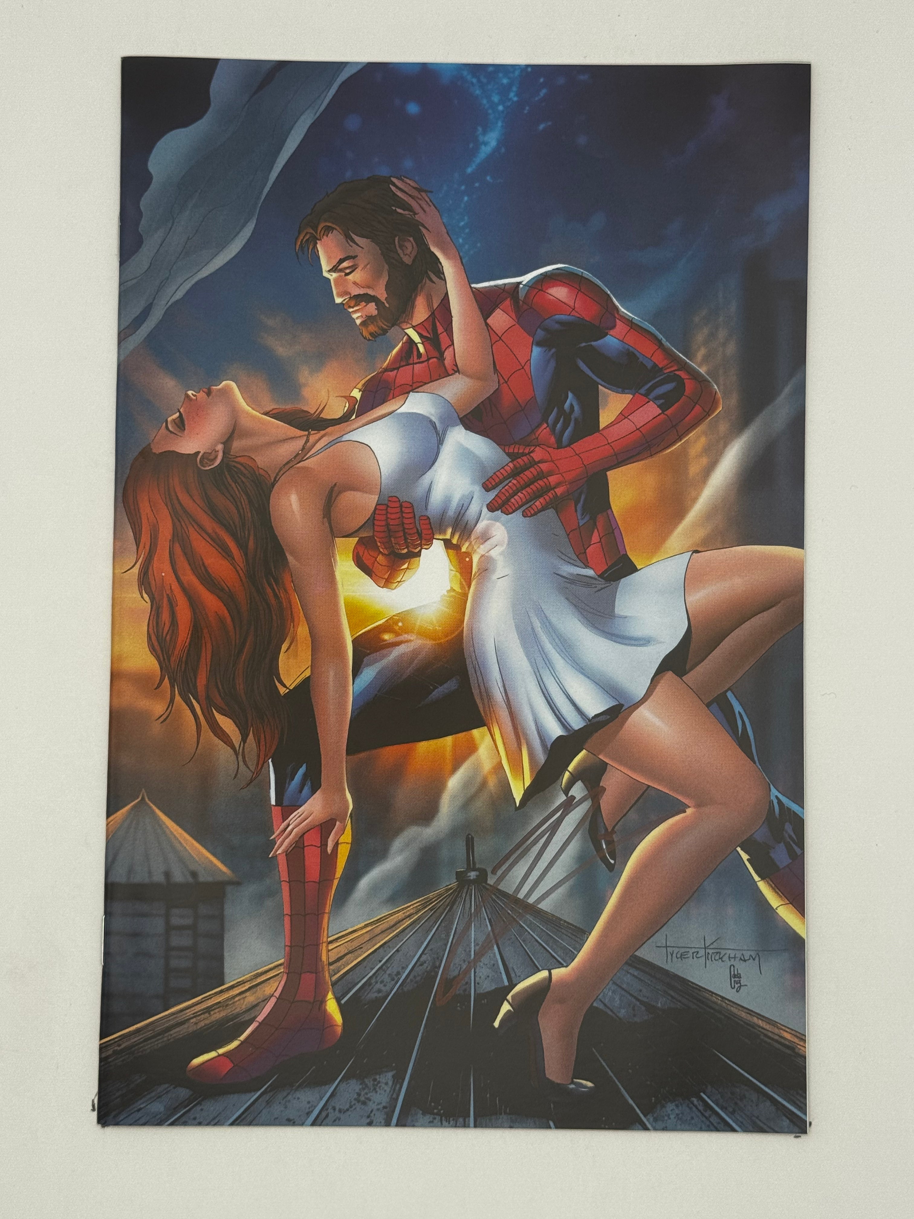 [Signed by Hickman] Ultimate Spider-Man #7 Virgin Unknown Comics Kirkham Exclusive Var [INST] - Collectors World Toys Main image