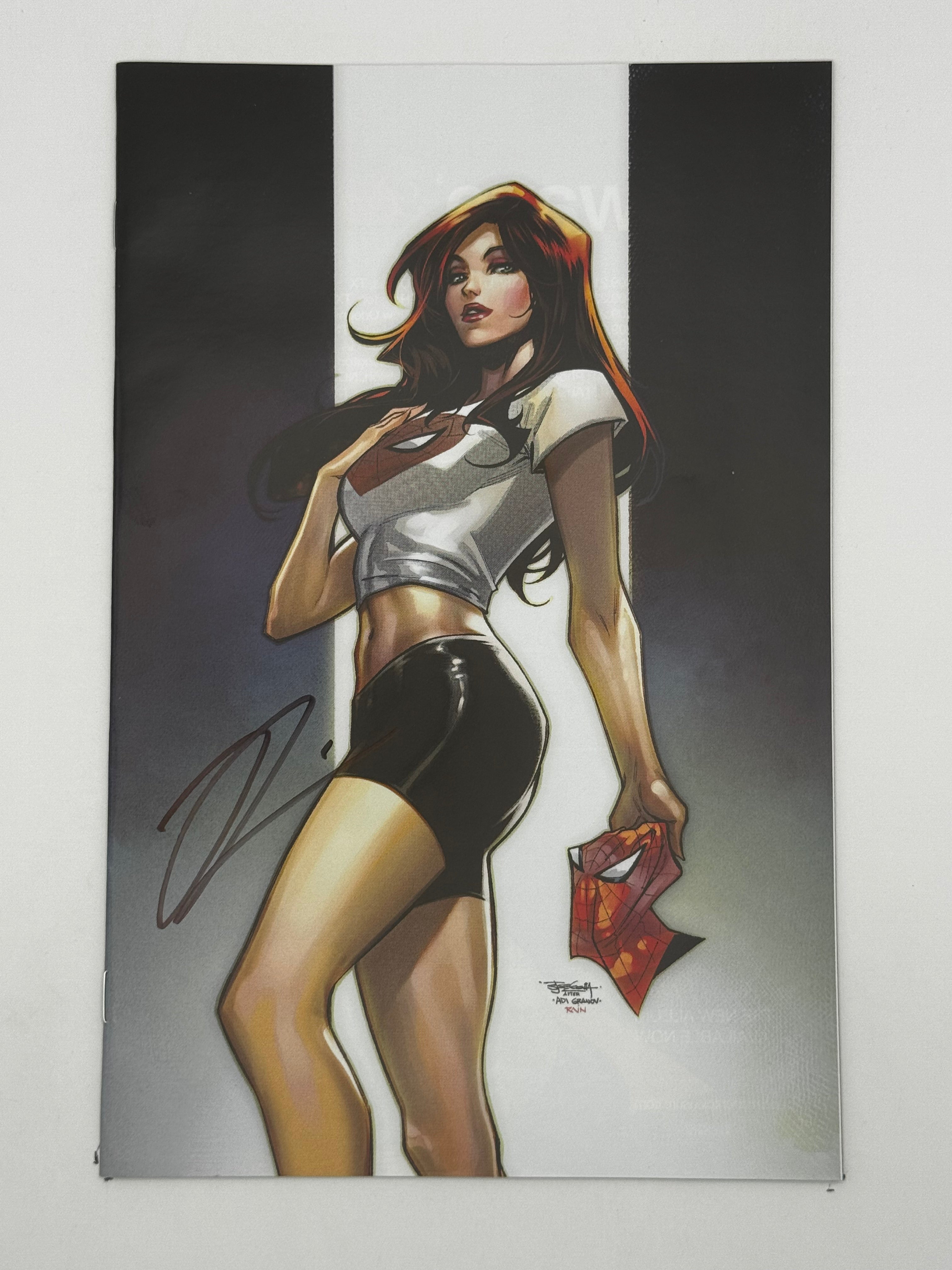 [Signed by Hickman] Ultimate Spider-Man #6 Virgin Unknown Comics Segovia Exclusive Var [INST] - Collectors World Toys Main image
