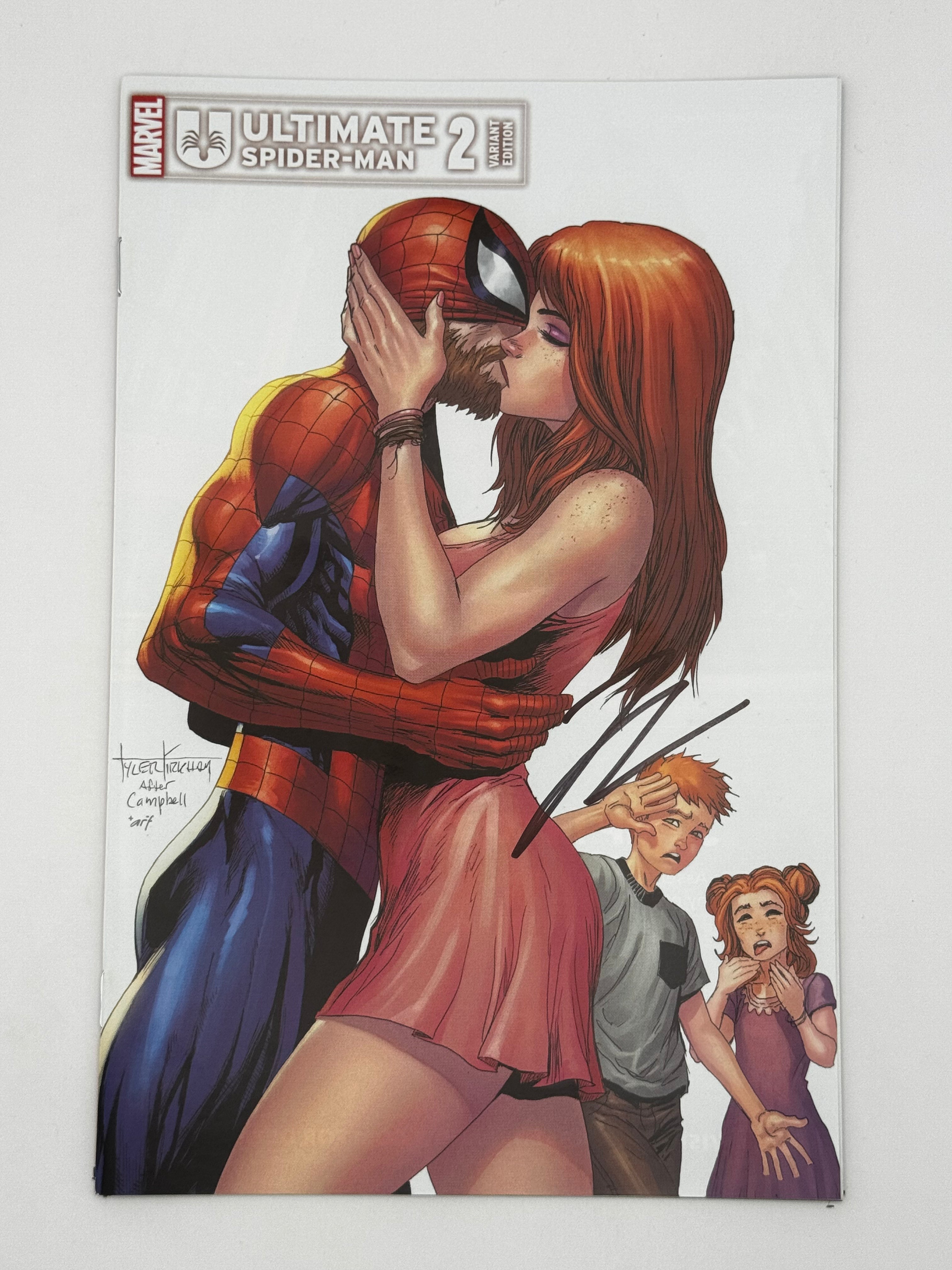 [Signed by Hickman] Ultimate Spider-Man #2 Unknown Comics Kirkham Exclusive Var [INST] - Collectors World Toys Main image