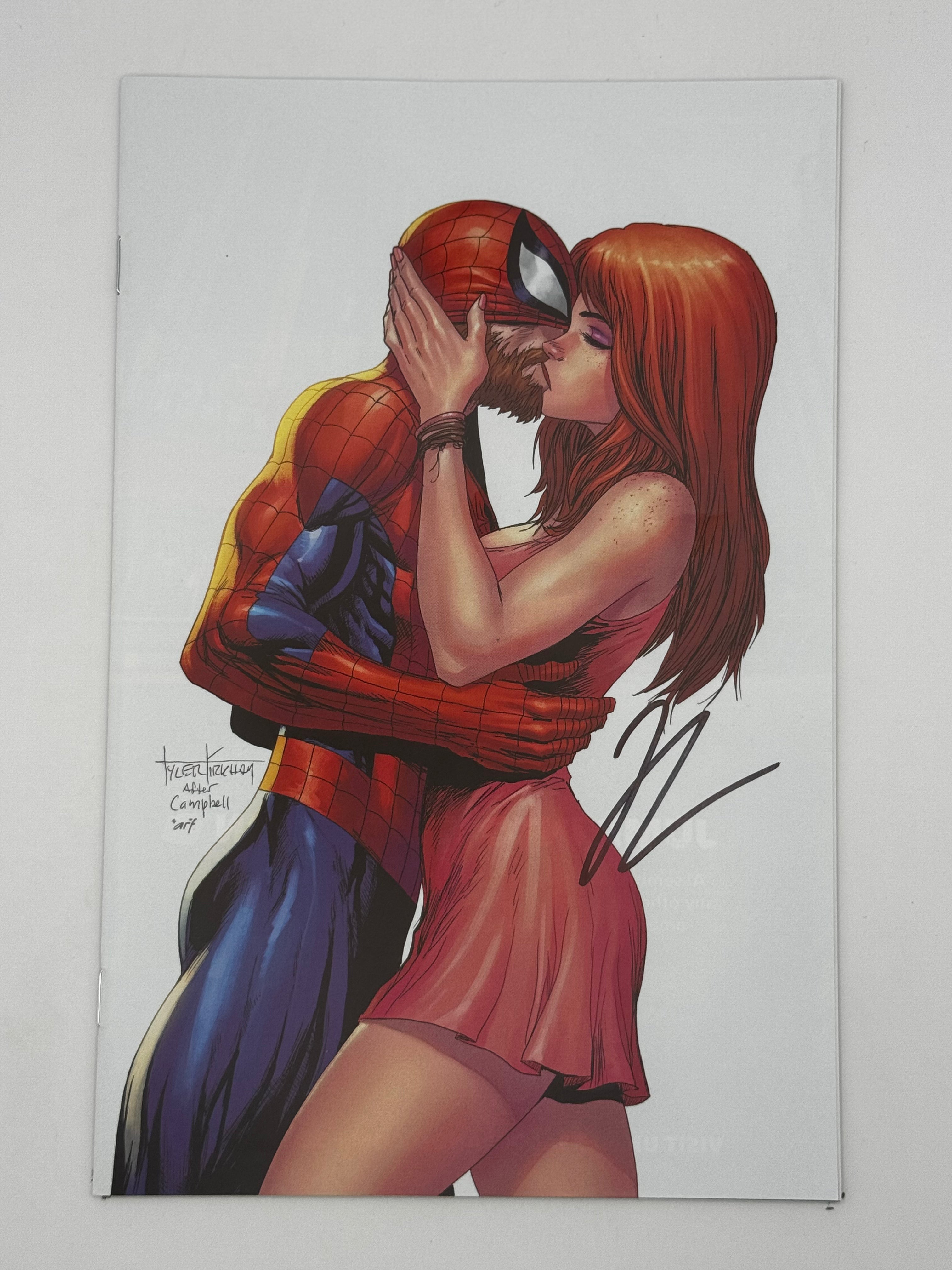 [Signed by Hickman] Ultimate Spider-Man #2 Virgin Unknown Comics Kirkham Exclusive Var [INST] - Collectors World Toys Main image