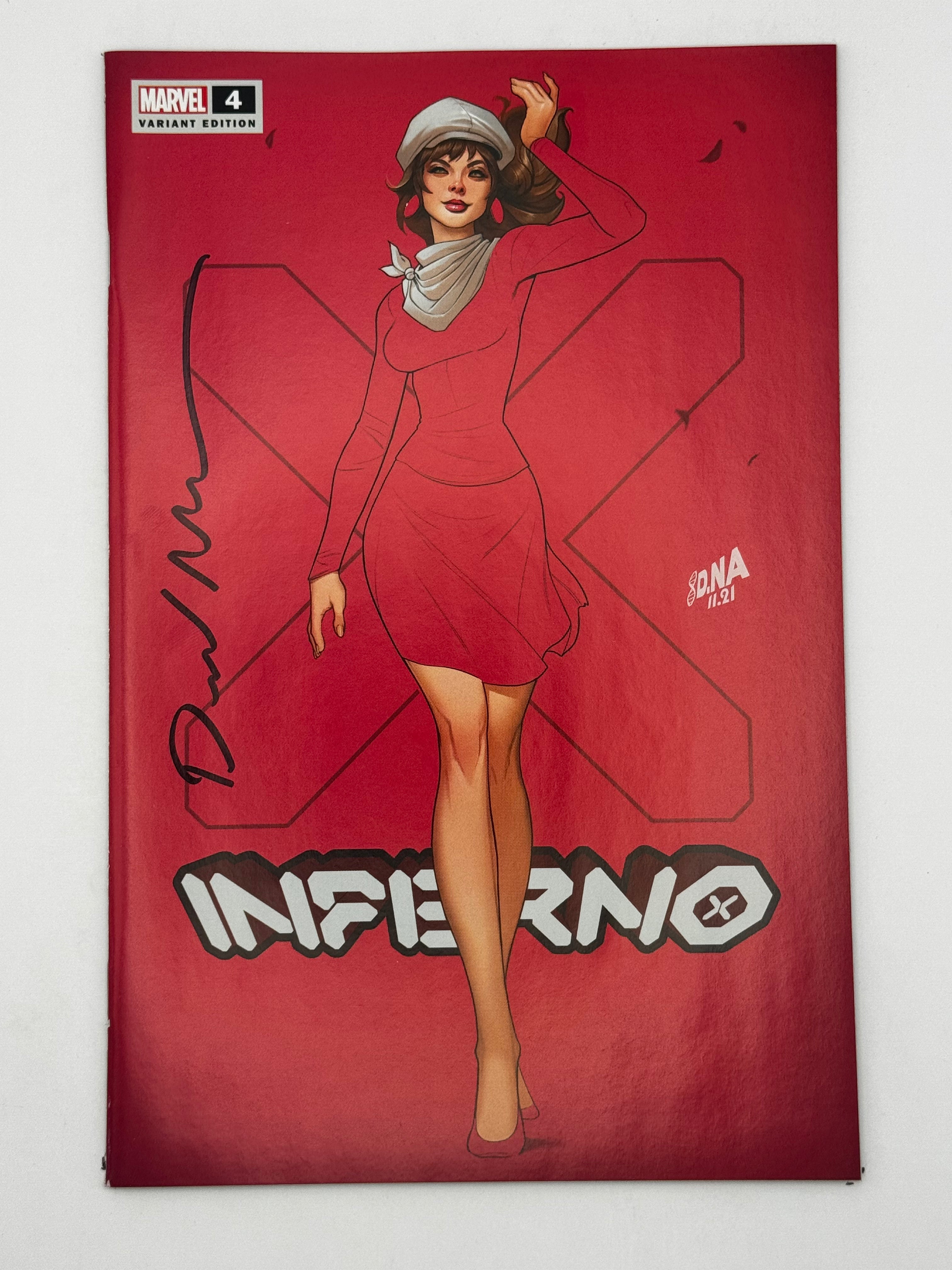 [Signed by David Nakayama] INFERNO #4 (OF 4) UNKNOWN COMICS DAVID NAKAYAMA EXCLUSIVE Var - Collectors World Toys Main image
