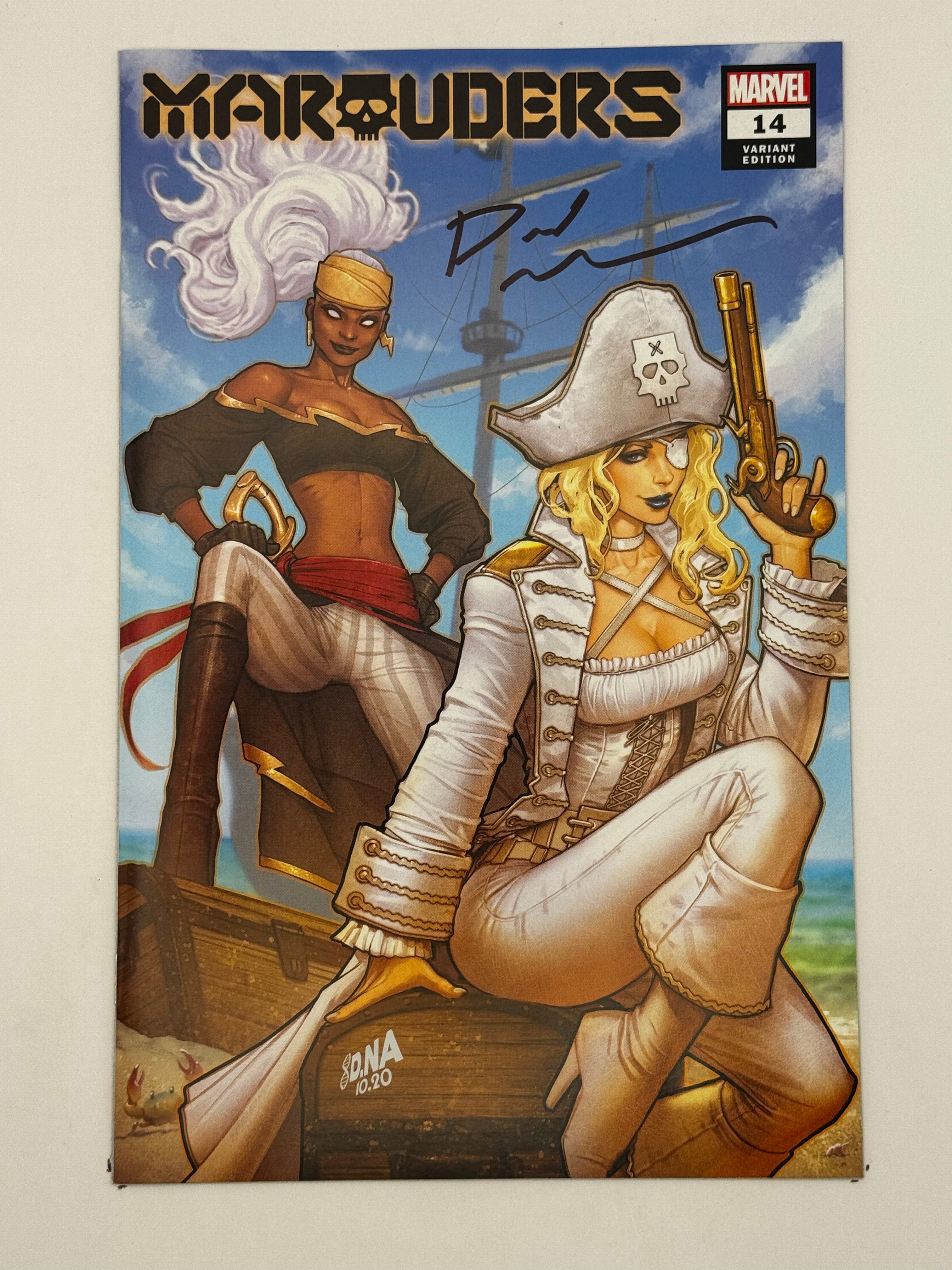 [Signed by David Nakayama] MARAUDERS #14 UNKNOWN COMICS DAVID NAKAYAMA EXCLUSIVE VAR XOS - Collectors World Toys Main image