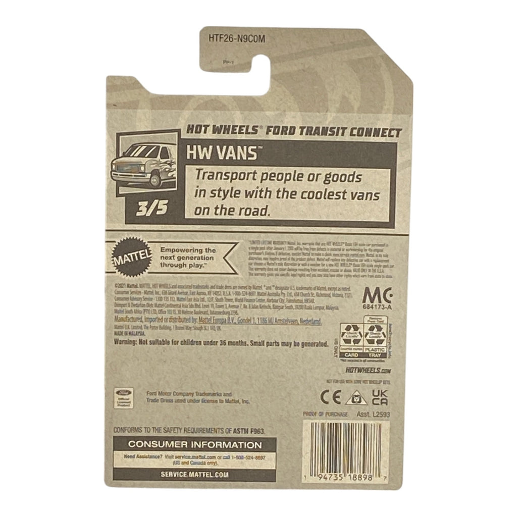 Hot Wheels Ford Transit Connect - Vans Series 3/5