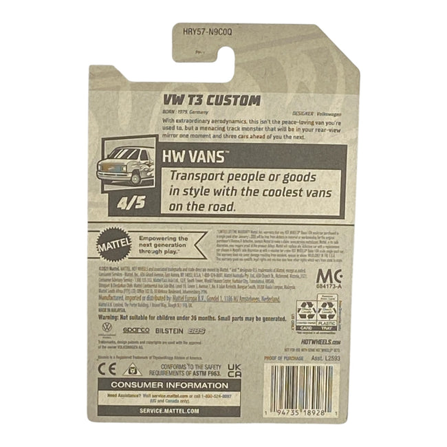 Hot Wheels VW T3 Custom - Vans Series 4/5 Main Image