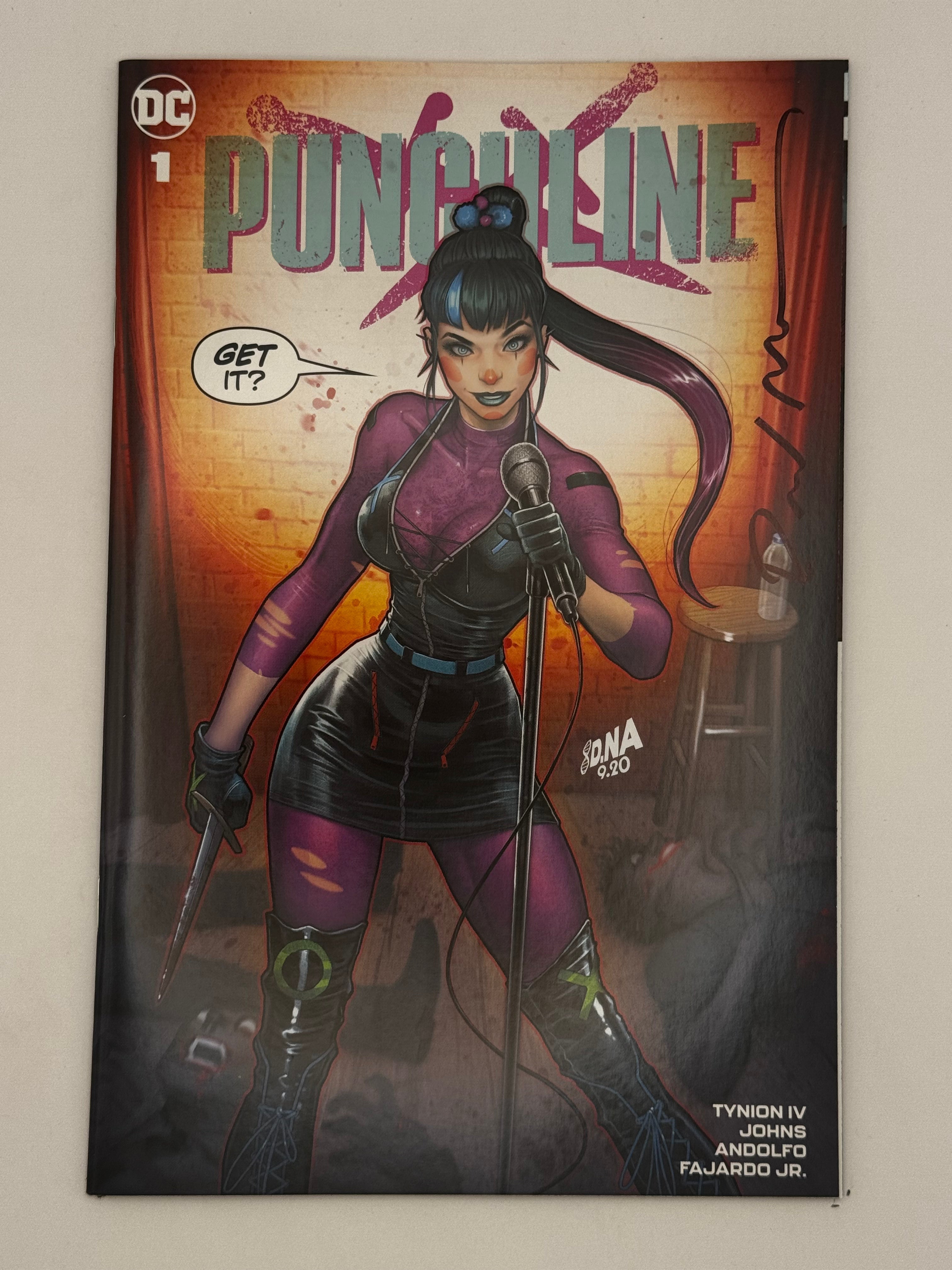 [Signed by David Nakayama] PUNCHLINE SPECIAL #1 (ONE SHOT) UNKNOWN COMICS DAVID NAKAYAMA EXCLUSIVE VAR (11/30/2022) - Collectors World Toys Main image