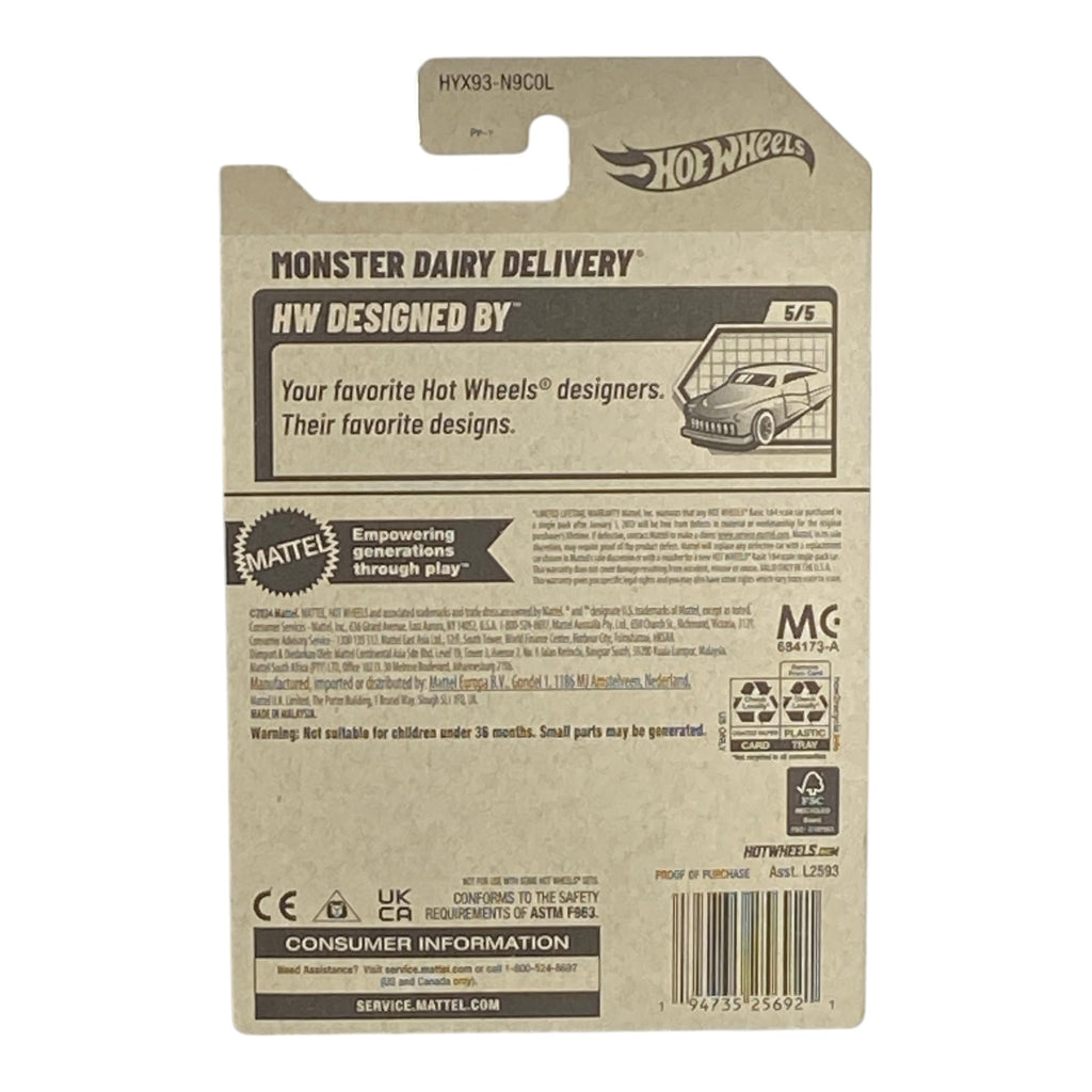Hot Wheels Monster Dairy Delivery - HW Designed By Series 5/5 -