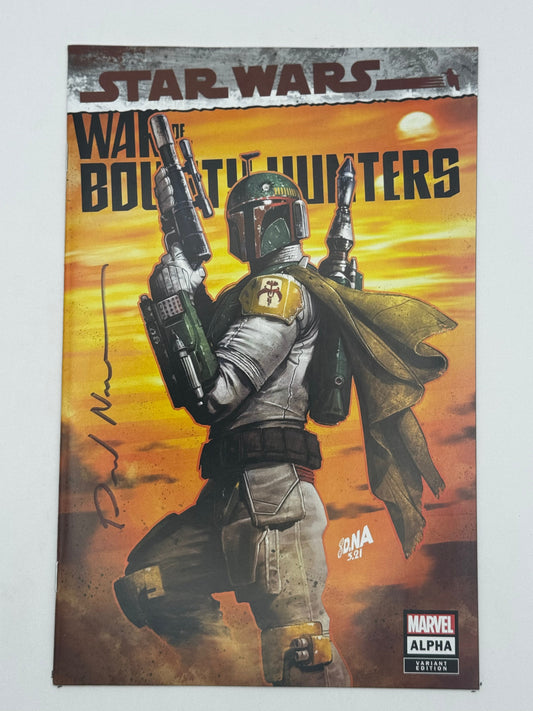 [Signed by David Nakayama] STAR WARS WAR BOUNTY HUNTERS ALPHA #1 UNKNOWN COMICS DAVID NAKAYAMA EXCLUSIVE VAR (11/30/2022) - Collectors World Toys