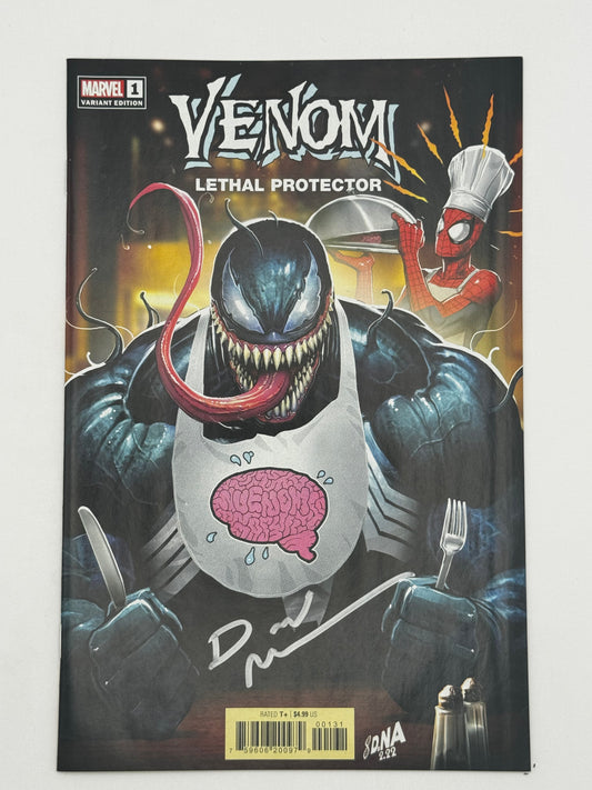 [Signed by David Nakayama] VENOM: LETHAL PROTECTOR 1 NAKAYAMA VARIANT[1:25]