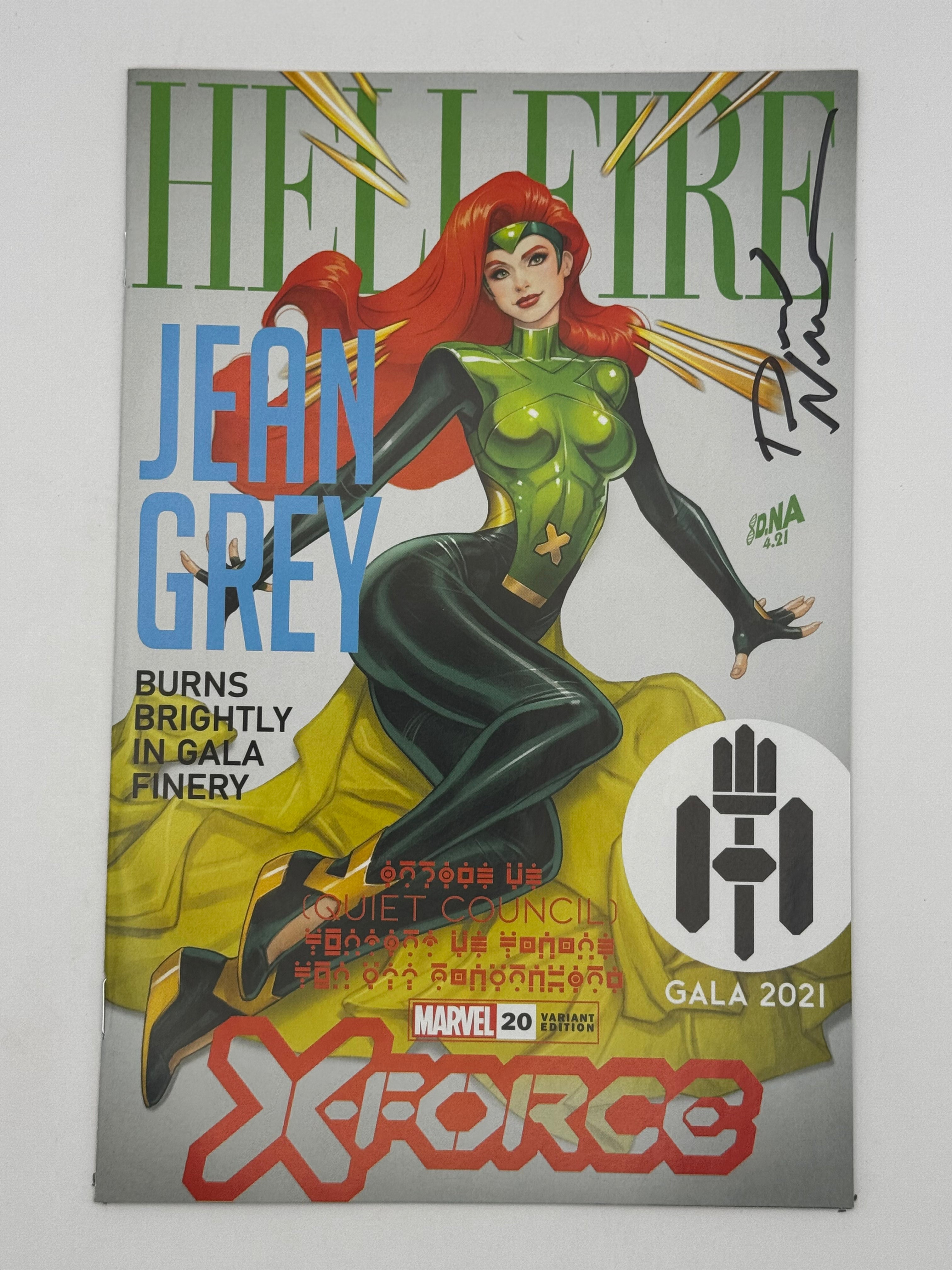 [Signed by David Nakayama] X-FORCE #20 UNKNOWN COMICS DAVID NAKAYAMA EXCLUSIVE VAR GALA - Collectors World Toys Main image