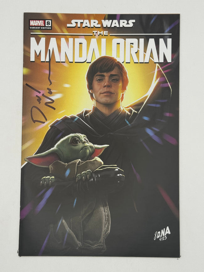 [Signed by David Nakayama] STAR WARS: THE MANDALORIAN SEASON 2 #8 UNKNOWN COMICS DAVID NAKAYAMA EXCLUSIVE VAR Hover Image
