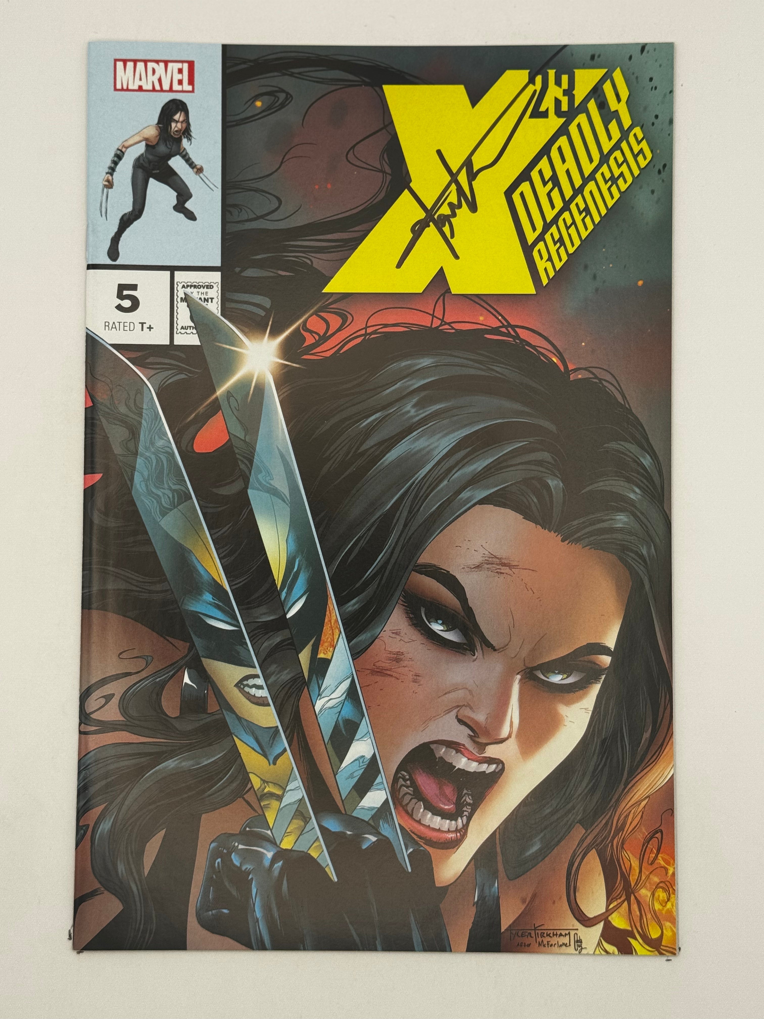 [Signed by Tyler Kirkham] X-23: DEADLY REGENESIS #5 UNKNOWN COMICS TYLER KIRKHAM EXCLUSIVE VAR - Collectors World Toys Main image