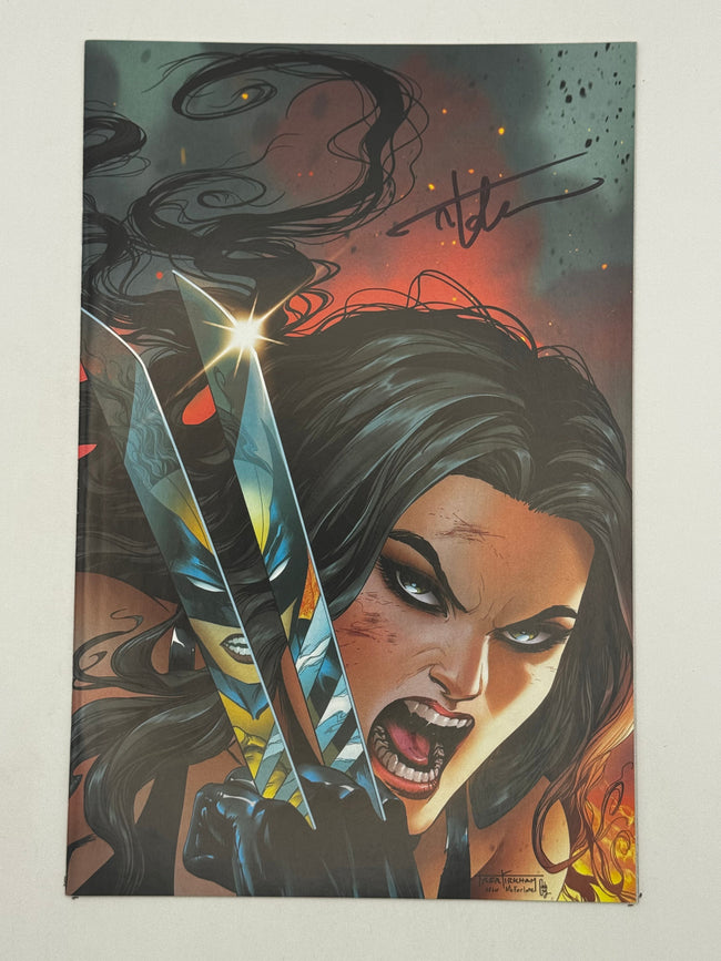 [Signed by Tyler Kirkham] X-23: DEADLY REGENESIS #5 VIRGIN UNKNOWN COMICS TYLER KIRKHAM EXCLUSIVE VAR - Collectors World Toys Hover Image