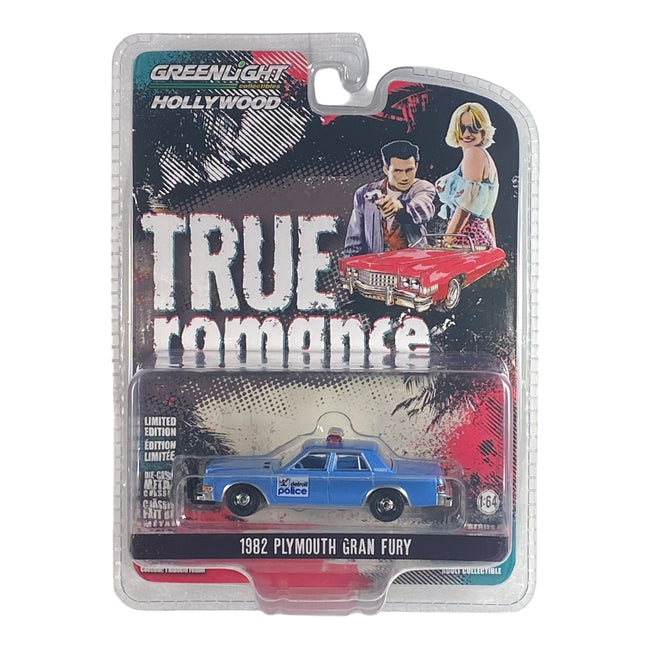 Greenlight 1982 Plymouth Gran Fury Hollywood True Romance - Collectors World Toys Hover Image