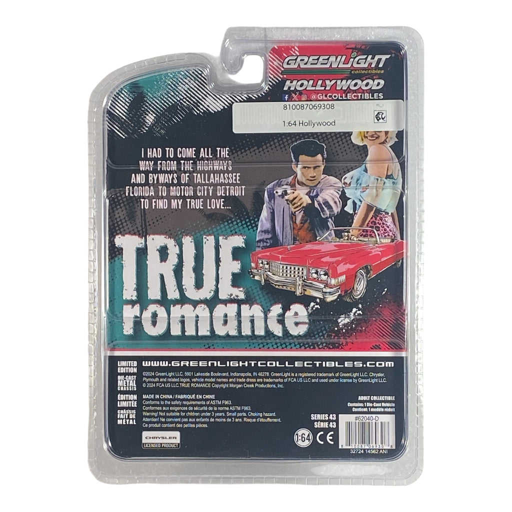 Greenlight 1982 Plymouth Gran Fury Hollywood True Romance - Collectors World Toys